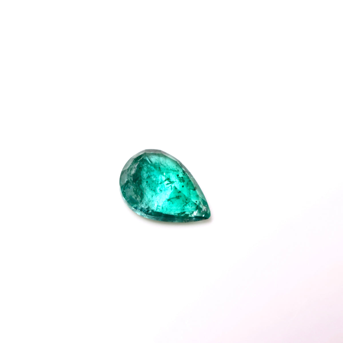 Pear Dark Green Emerald 0.37ct