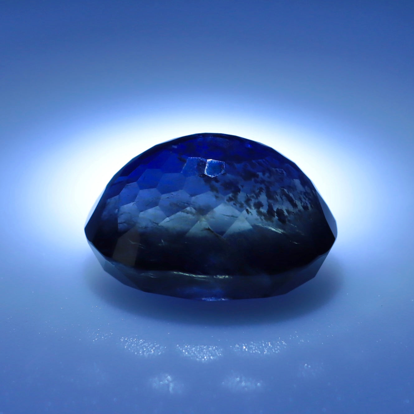 Unusual Cut Blue Iolite 77.71ct