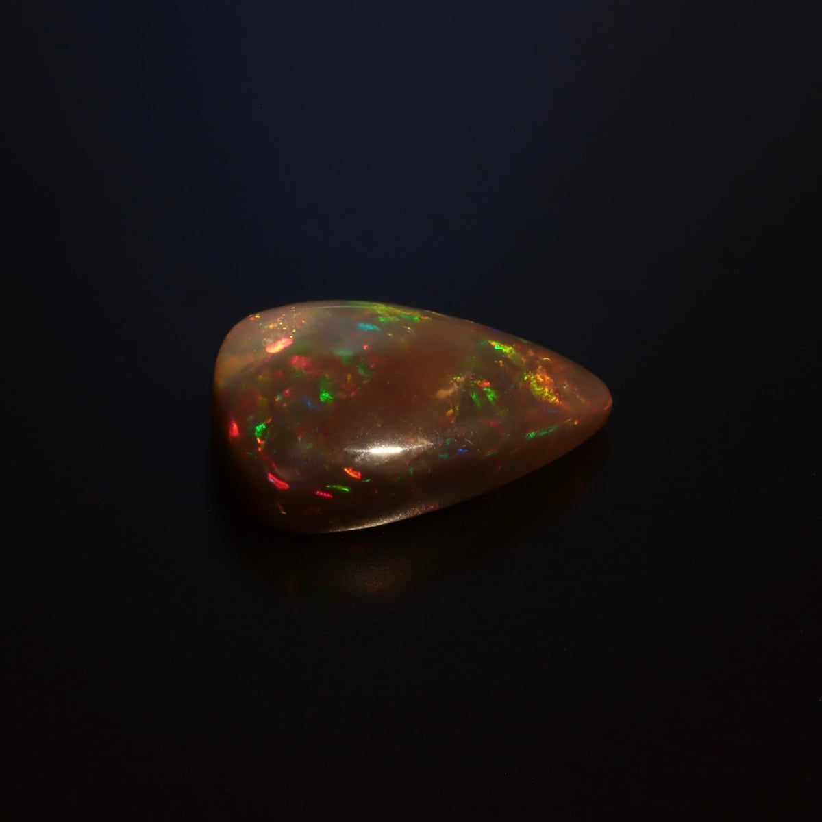 Pear Black Opal 3.19ct