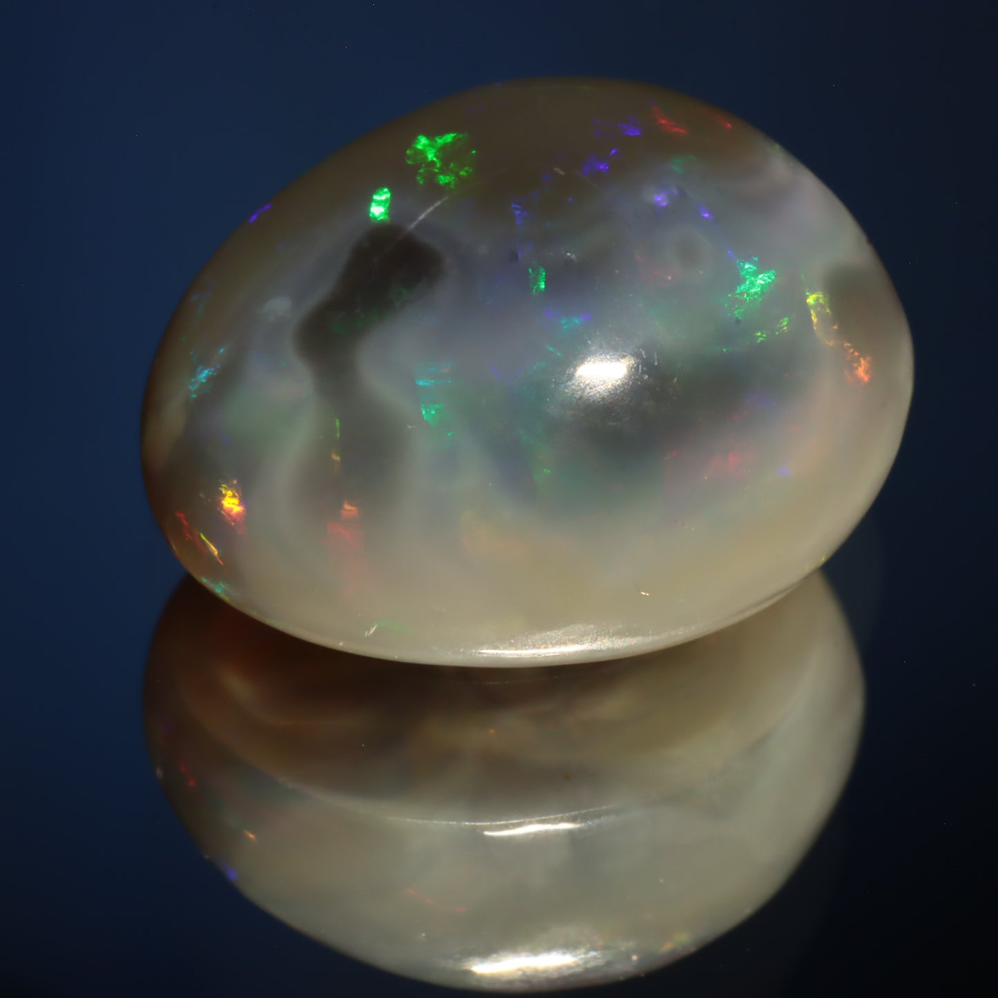Cabochon Black Opal 7.4ct