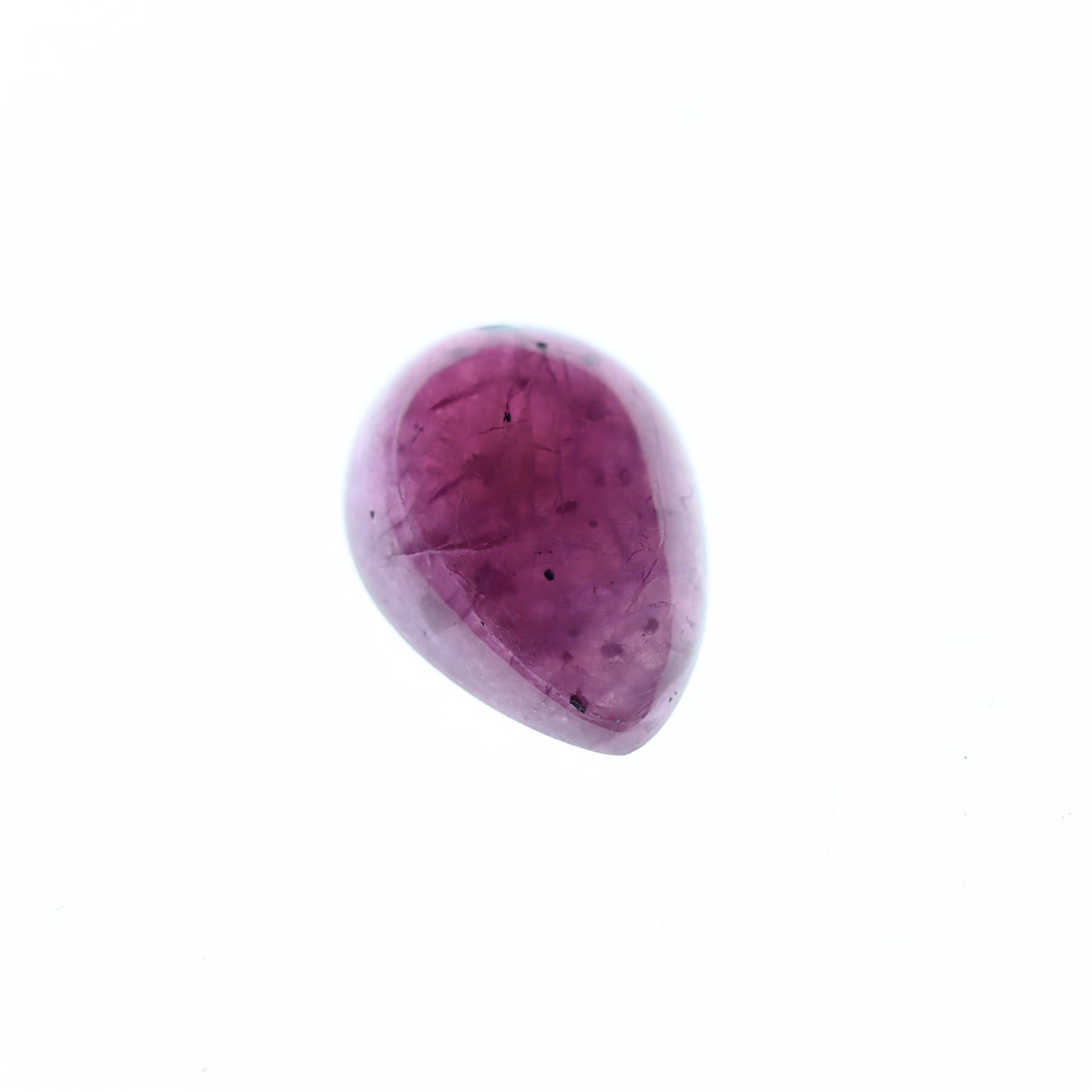 Pear Pinkish Red Ruby 2.45ct