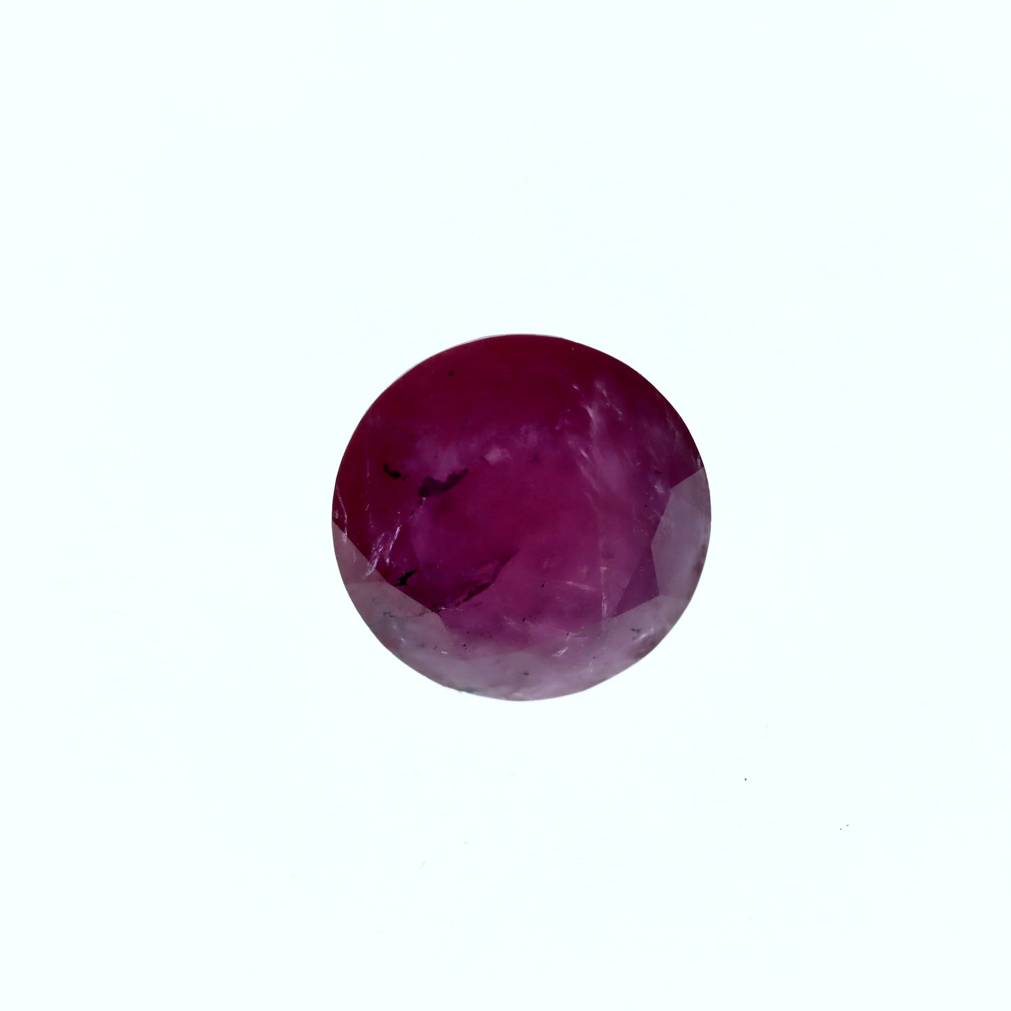 Round Pinkish Red Ruby 2ct