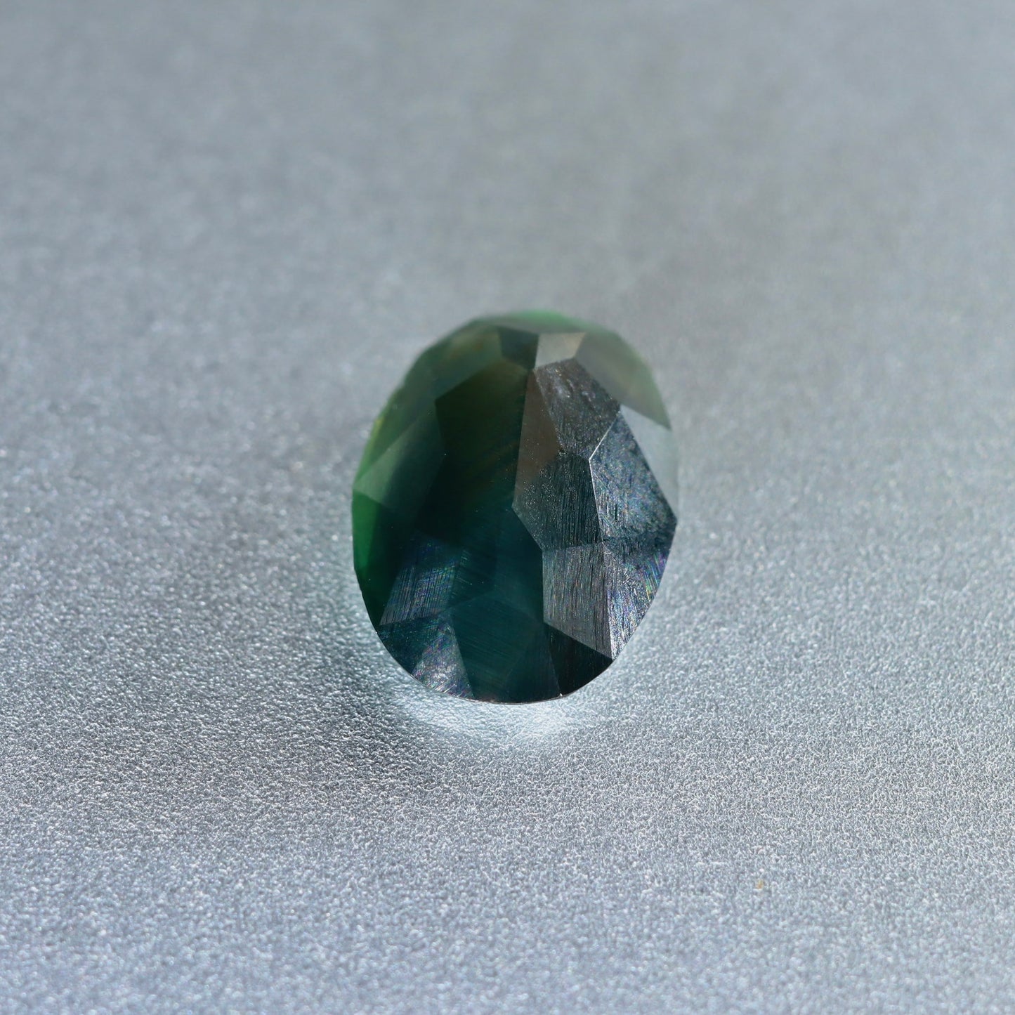 Oval Blue Green Sapphire 2.76ct