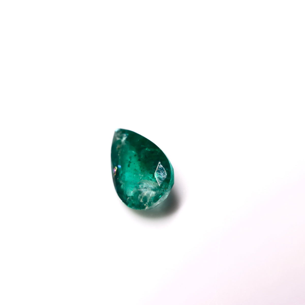 Pear Dark Green Emerald 0.37ct