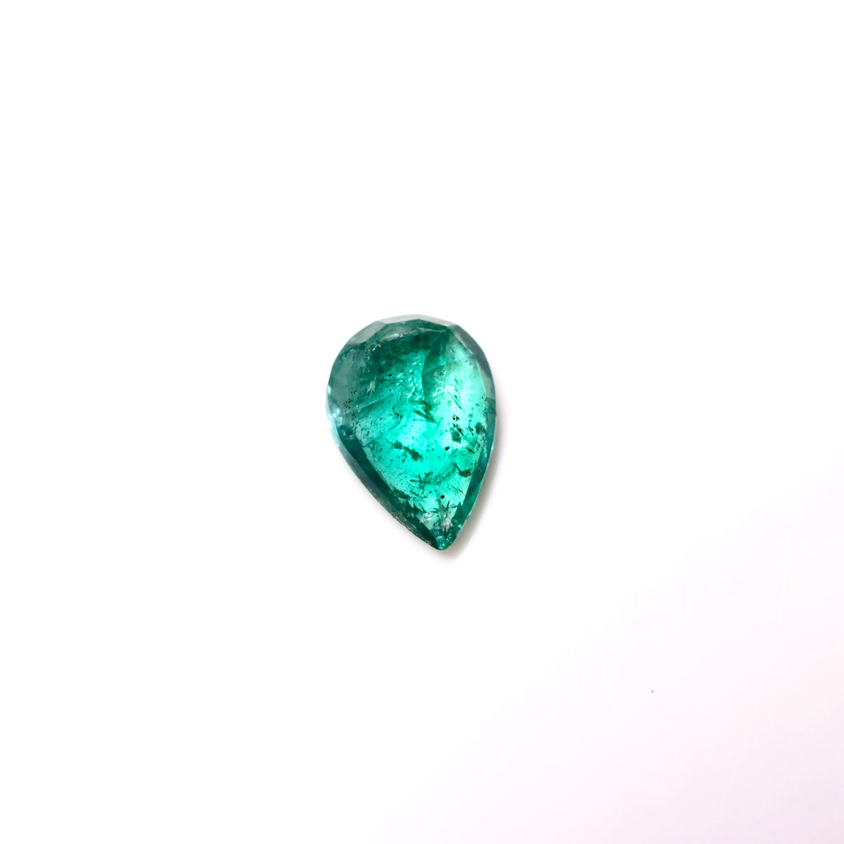Pear Dark Green Emerald 0.37ct