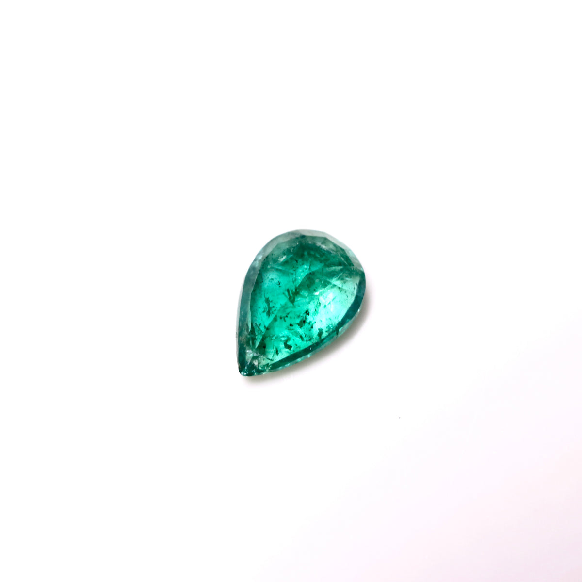 Pear Dark Green Emerald 0.37ct