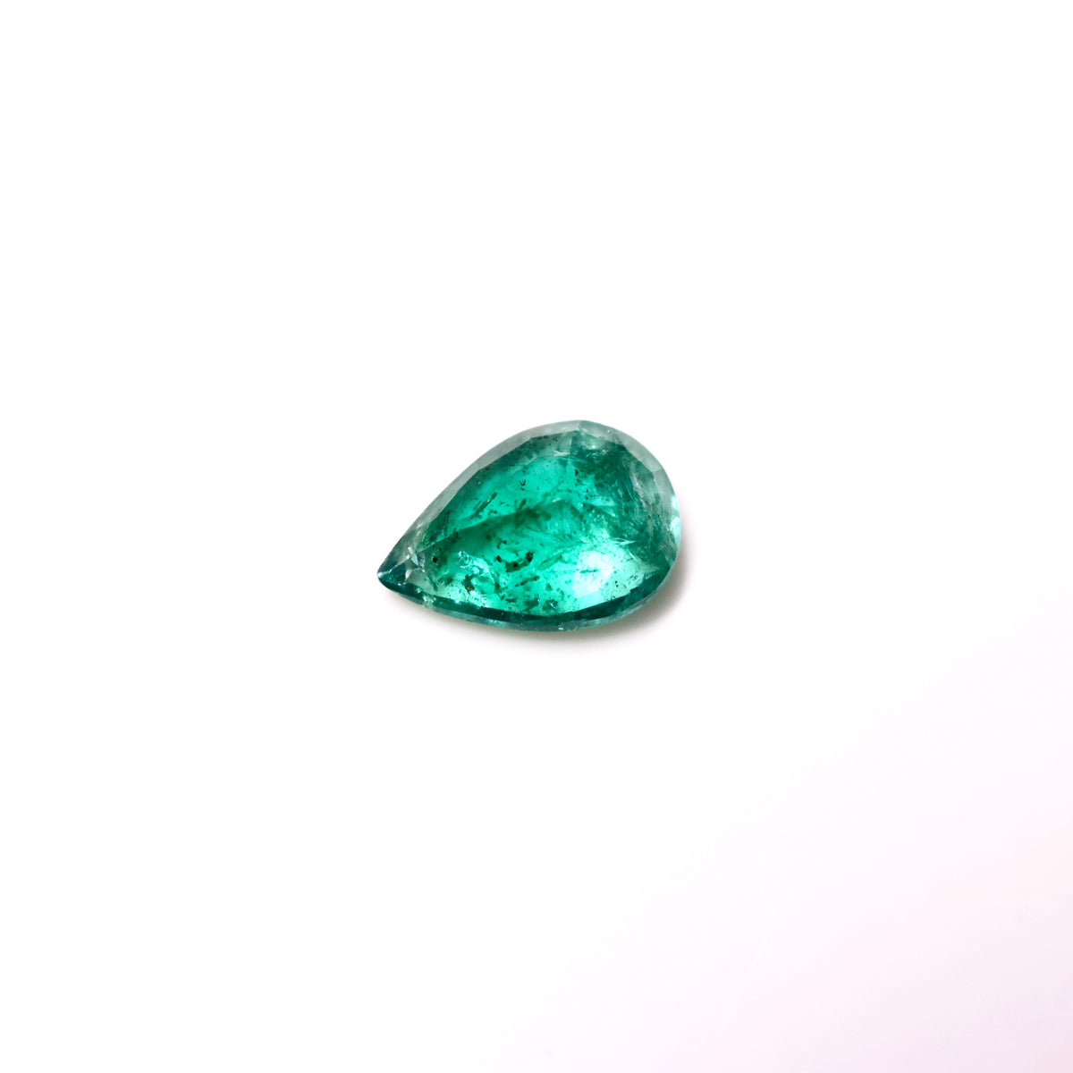 Pear Dark Green Emerald 0.37ct