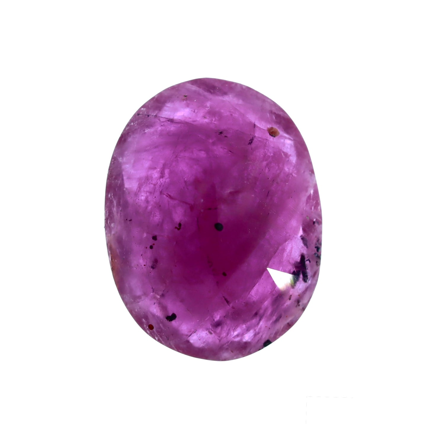 Pinkish Red Oval Ruby 14.5ct