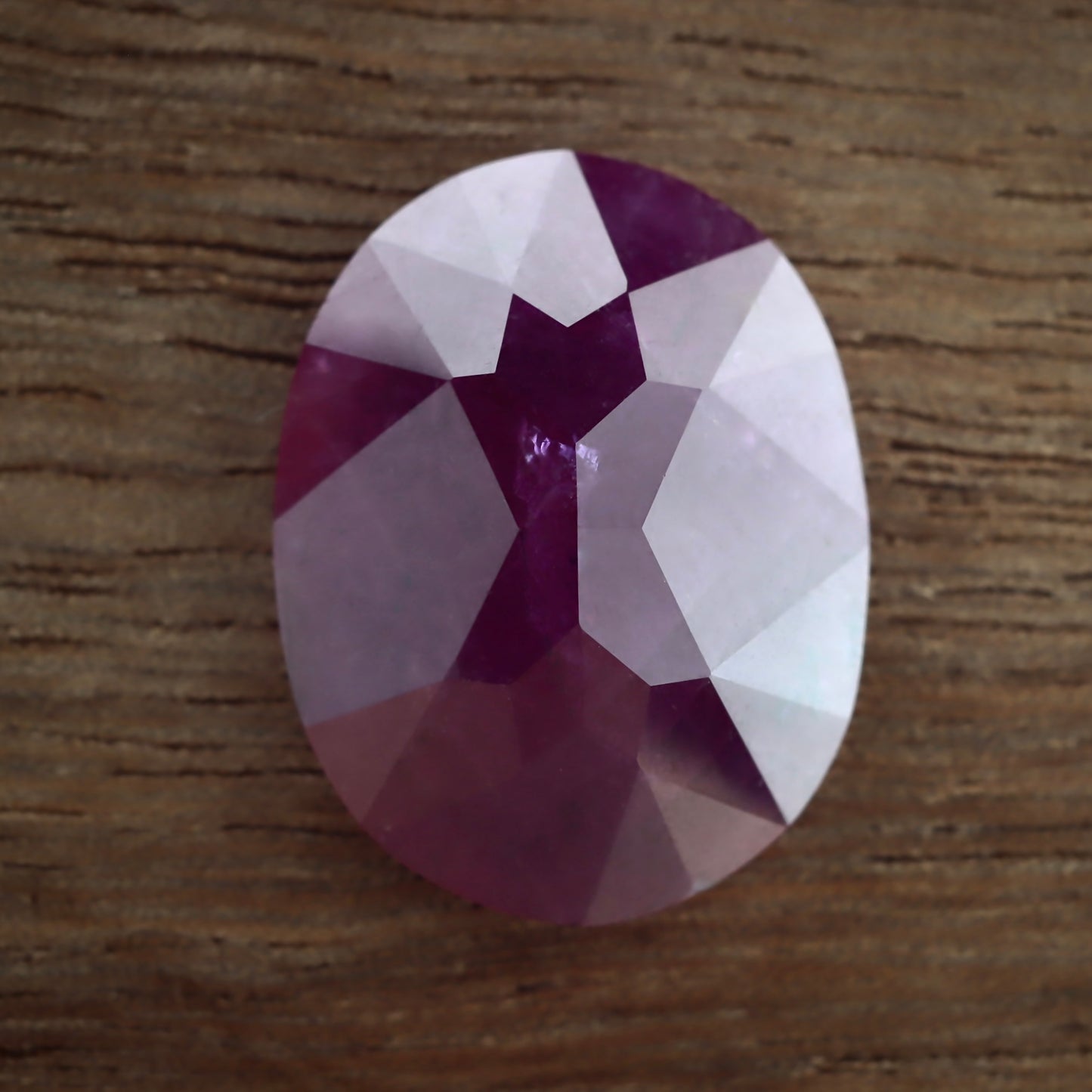 Pinkish Red Oval Ruby 14.5ct