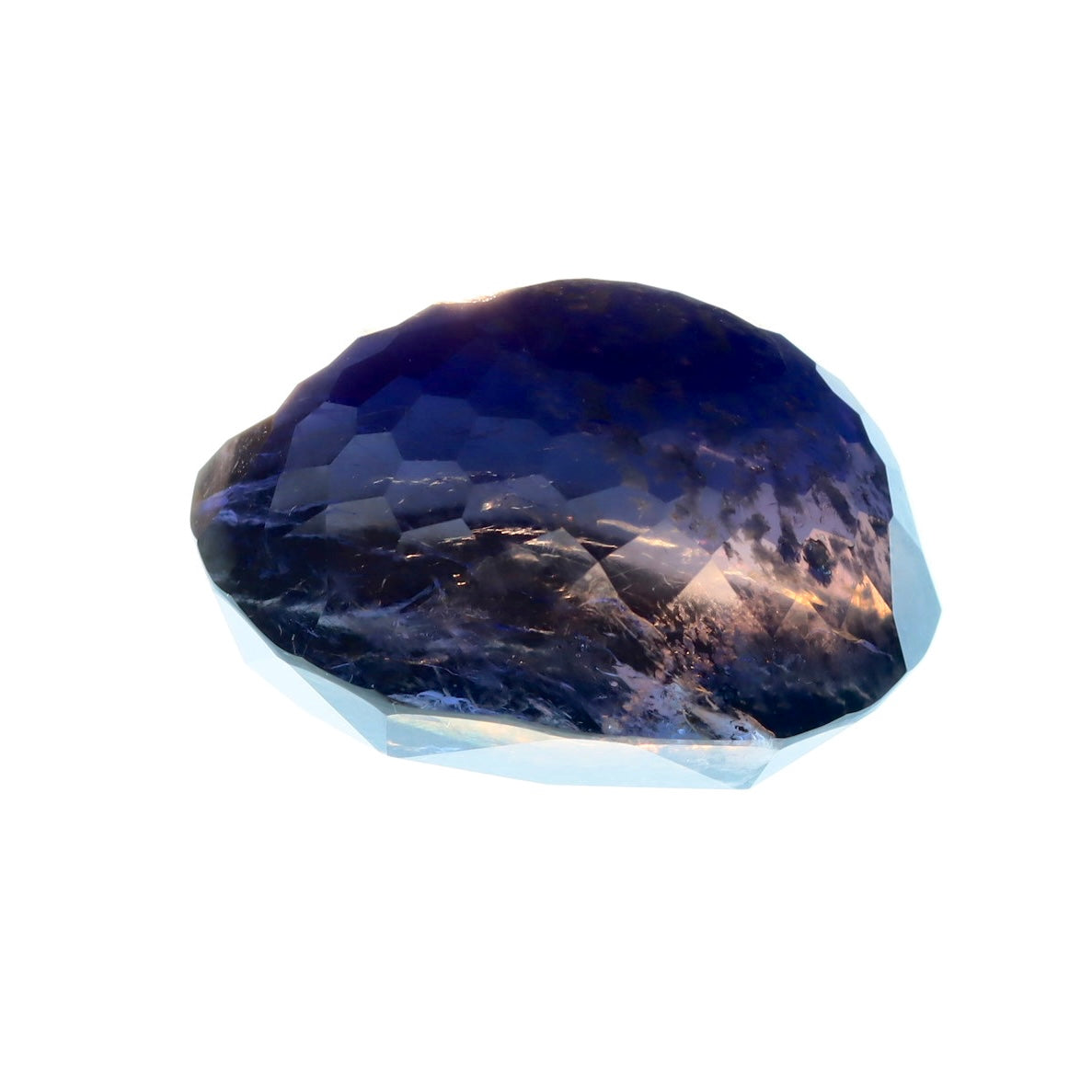 Unusual Cut Blue Iolite 77.71ct