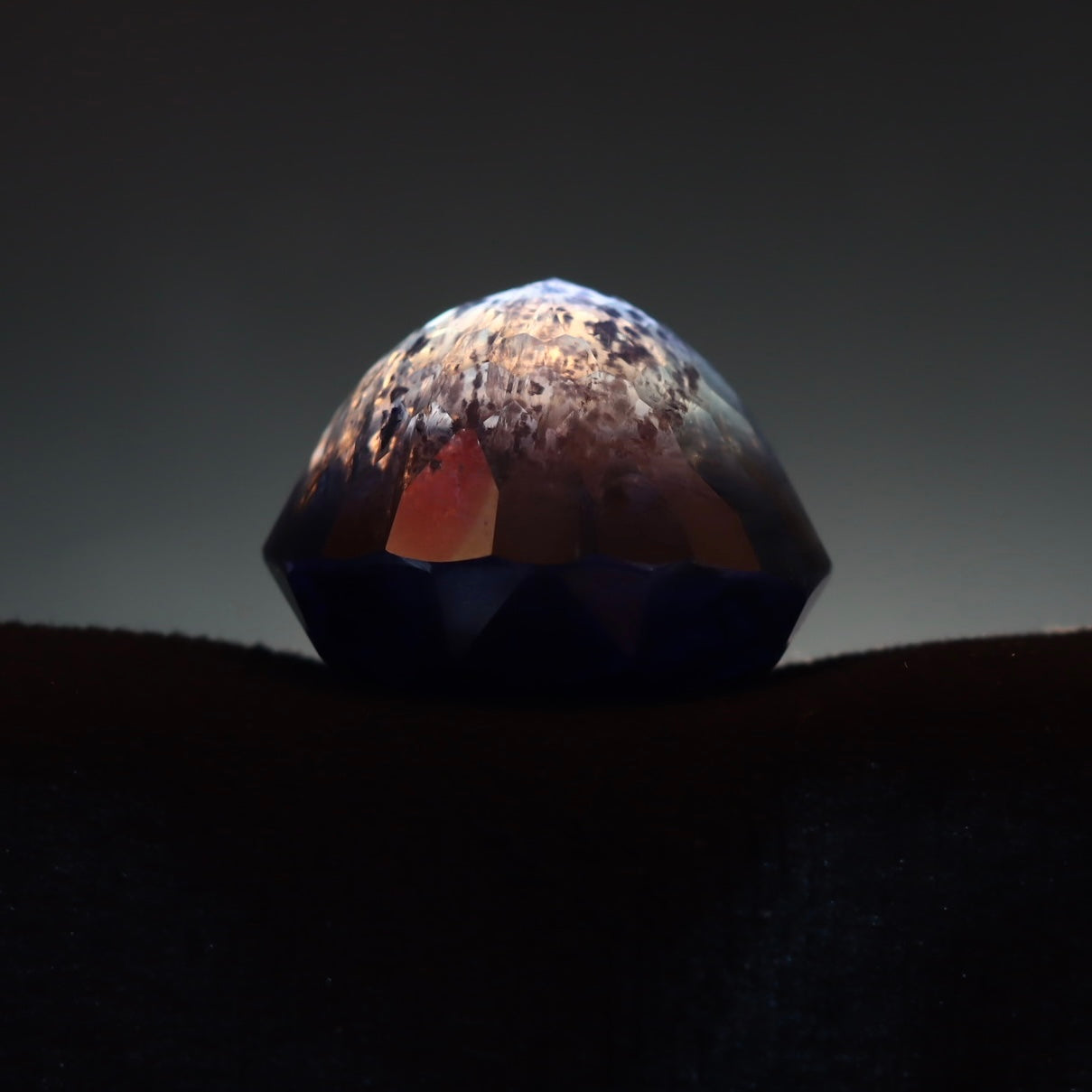 Unusual Cut Blue Iolite 77.71ct