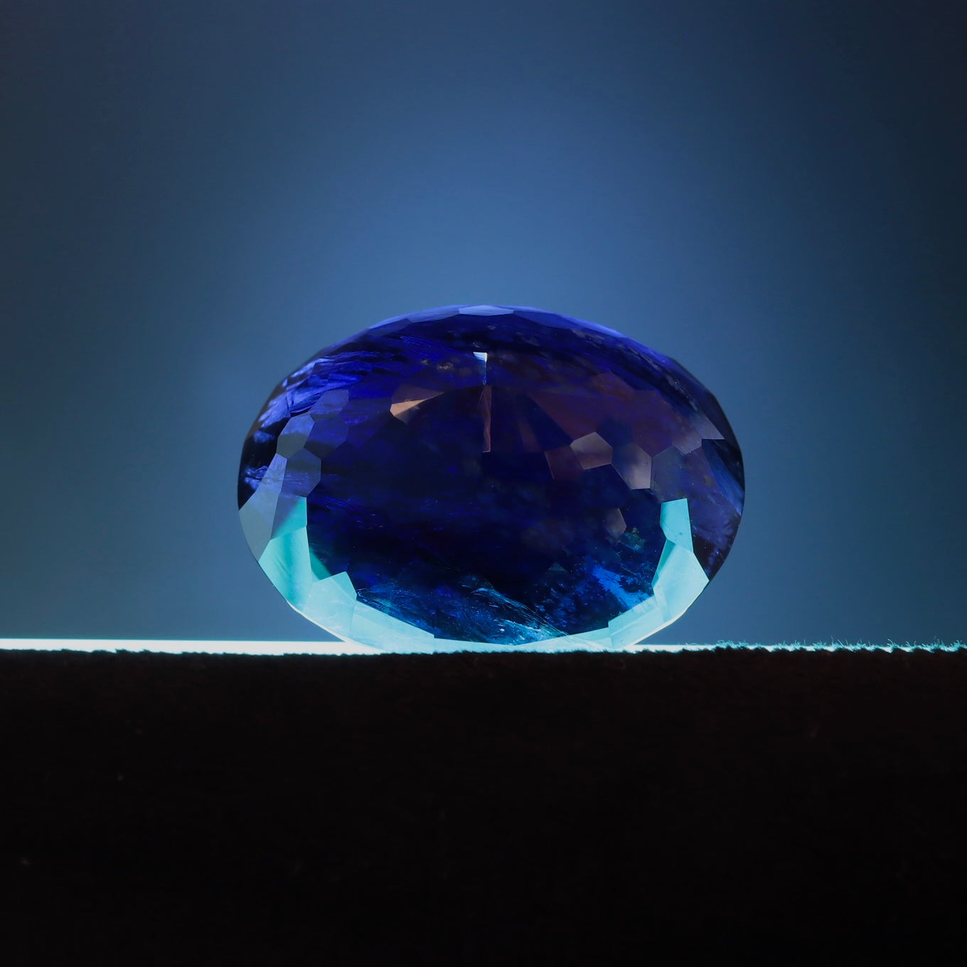 Unusual Cut Blue Iolite 77.71ct