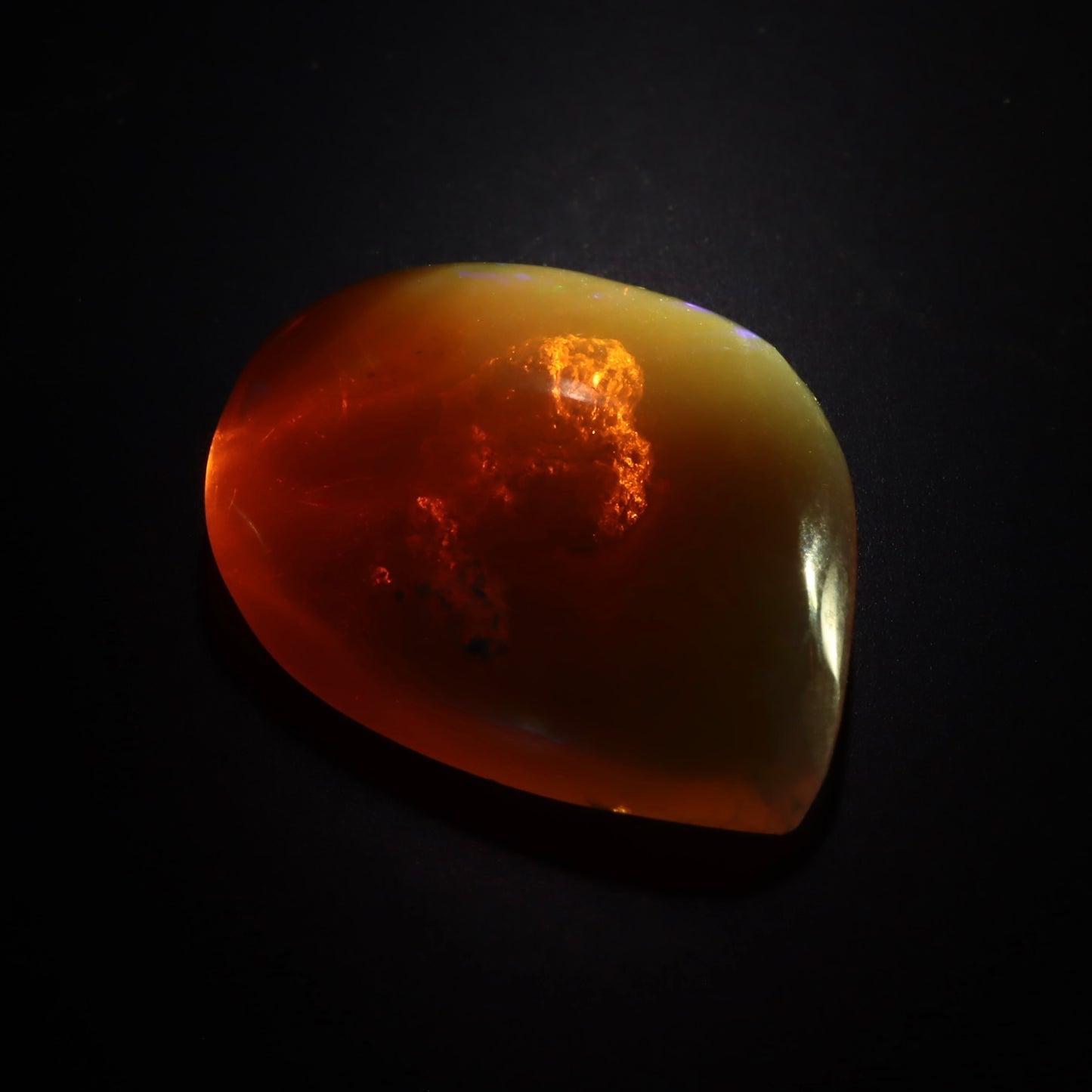 Cabochon Orange Opal 7.2ct