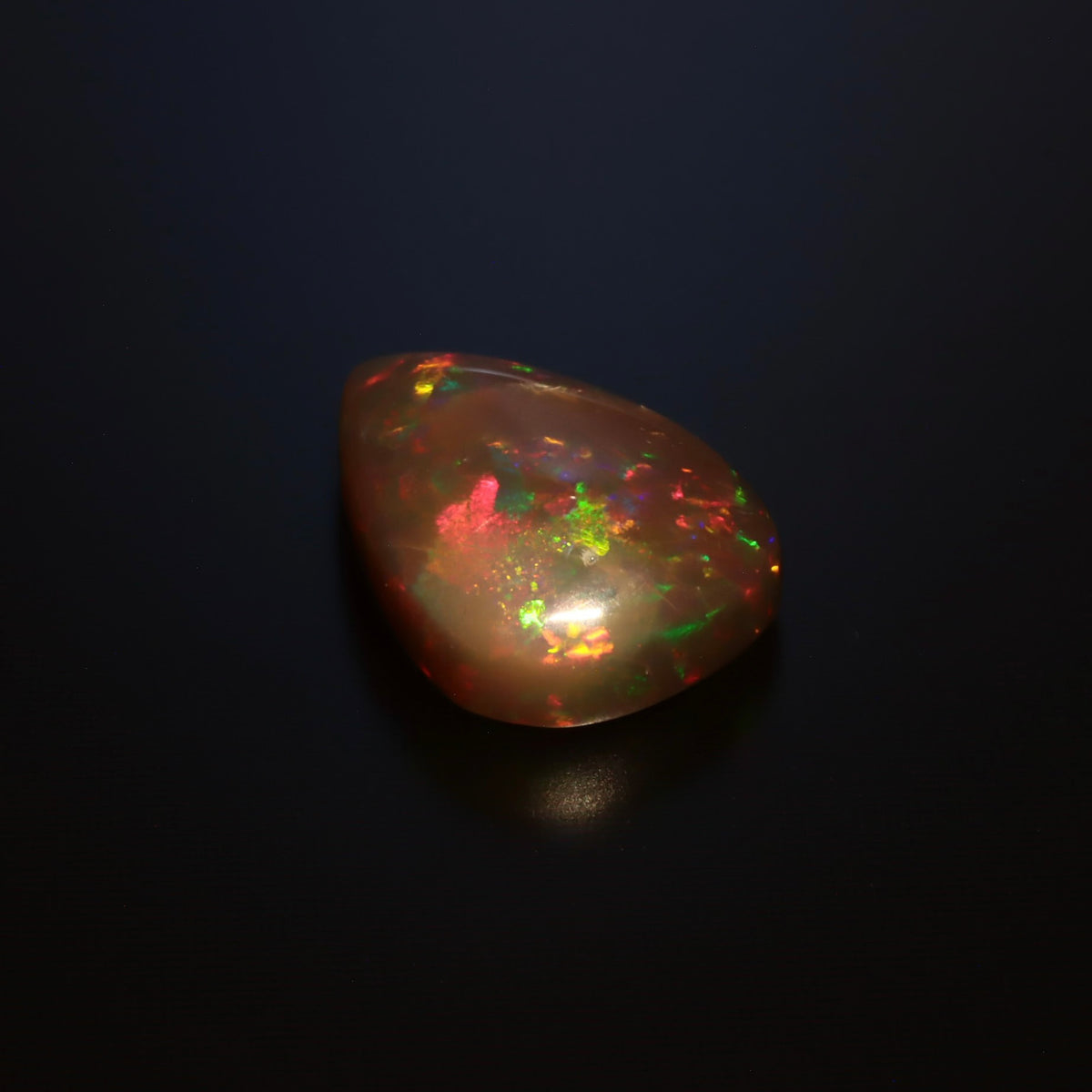 Pear Black Opal 3.19ct