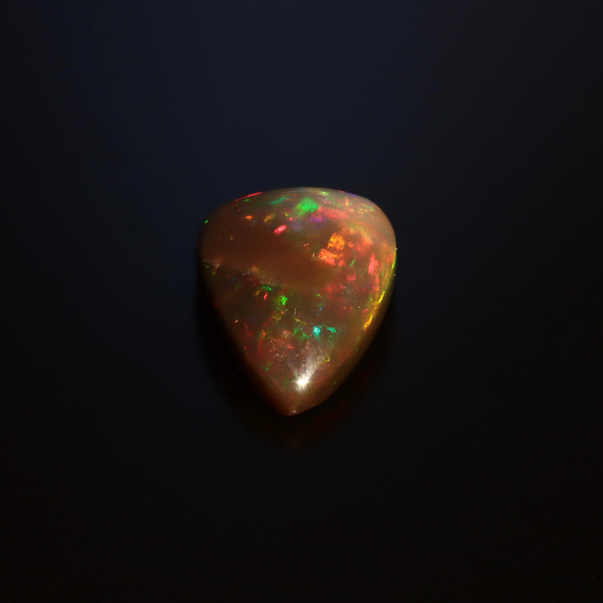 Pear Black Opal 3.19ct