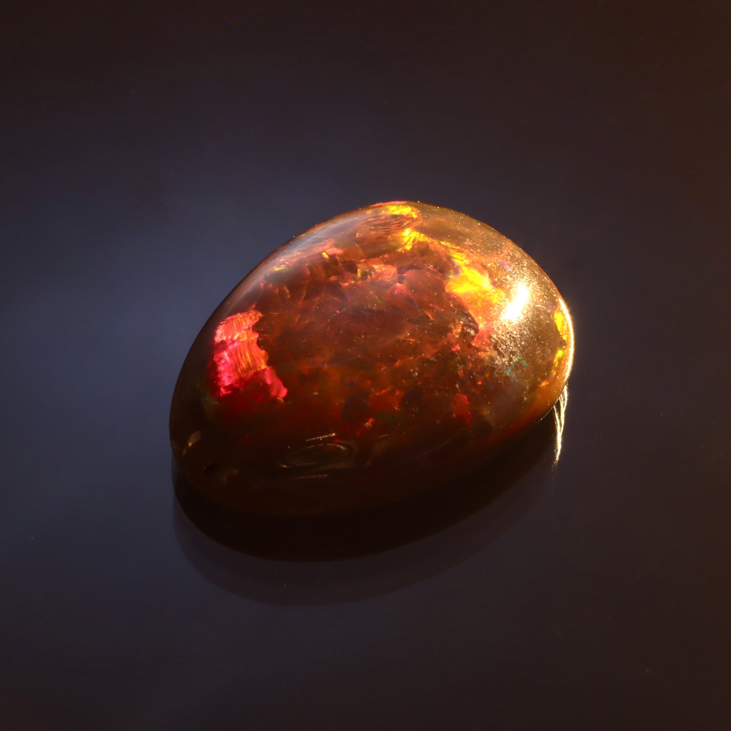 Cabochon Black Opal 5.53ct