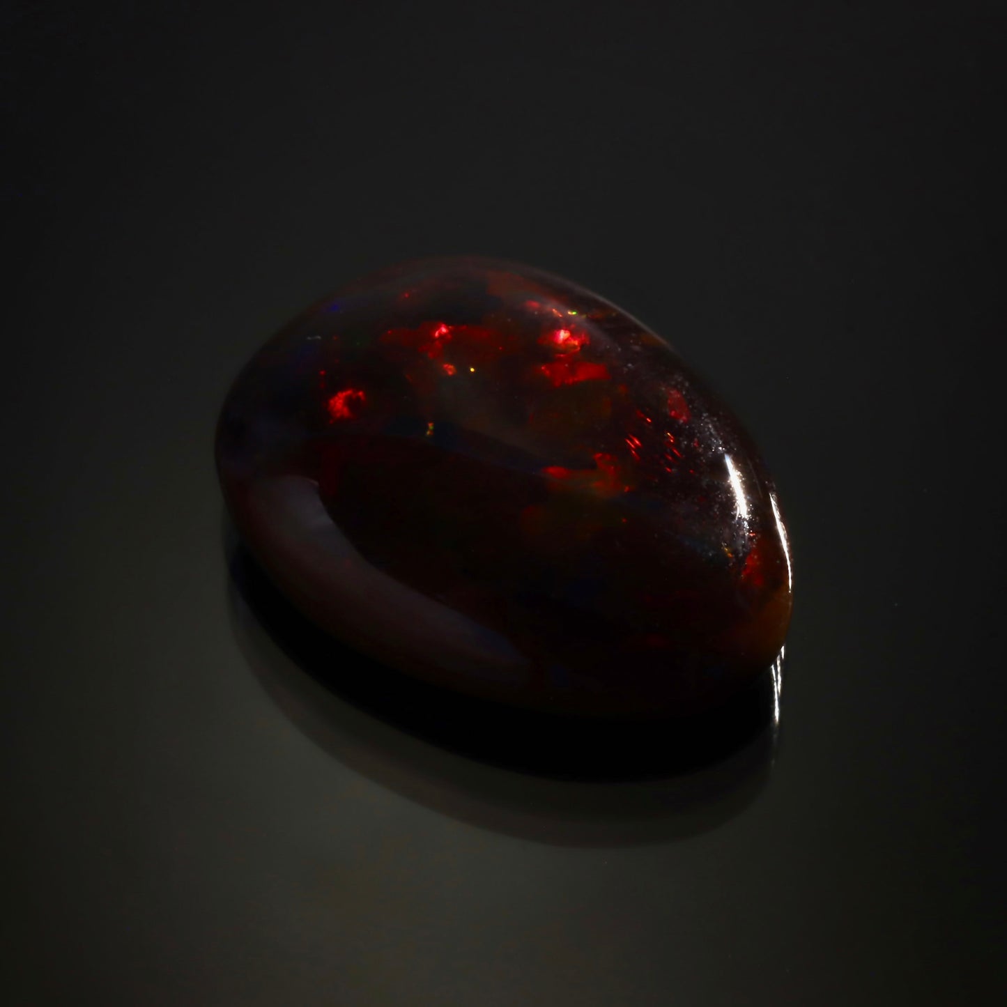 Cabochon Black Opal 5.53ct
