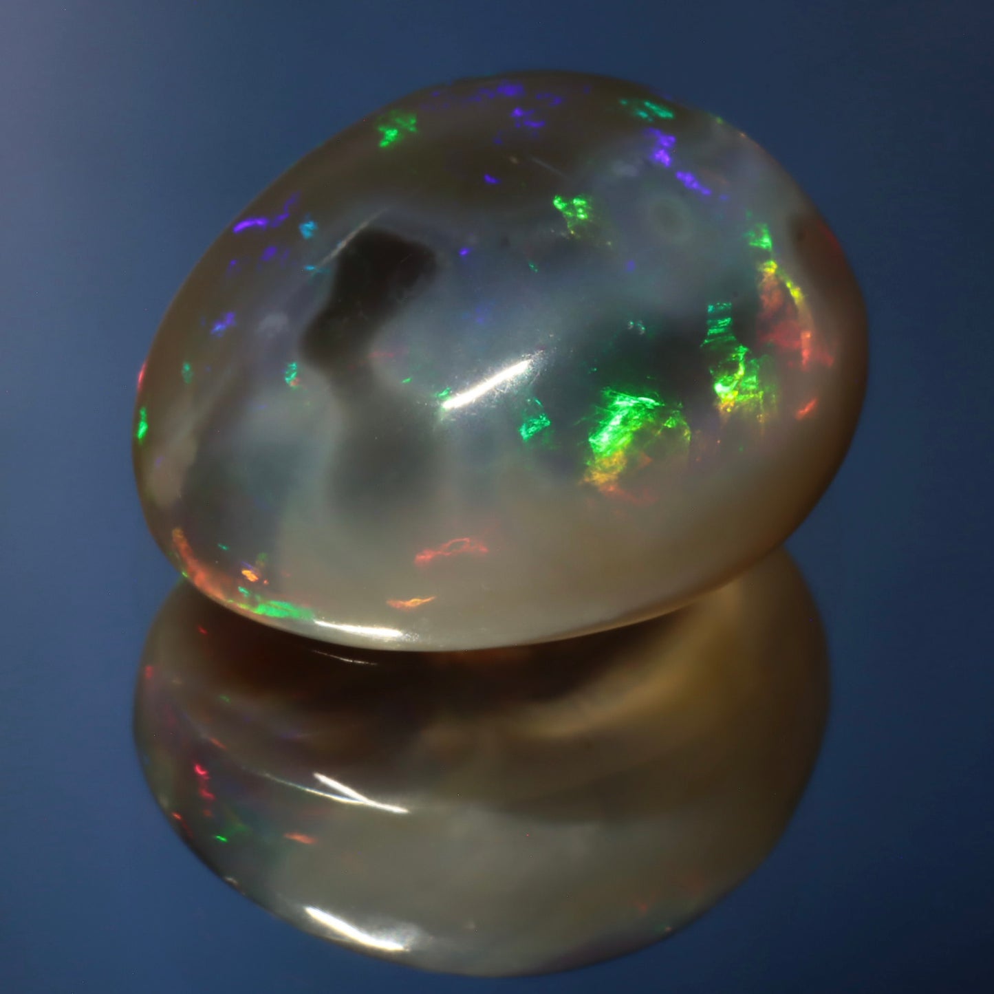 Cabochon Black Opal 7.4ct