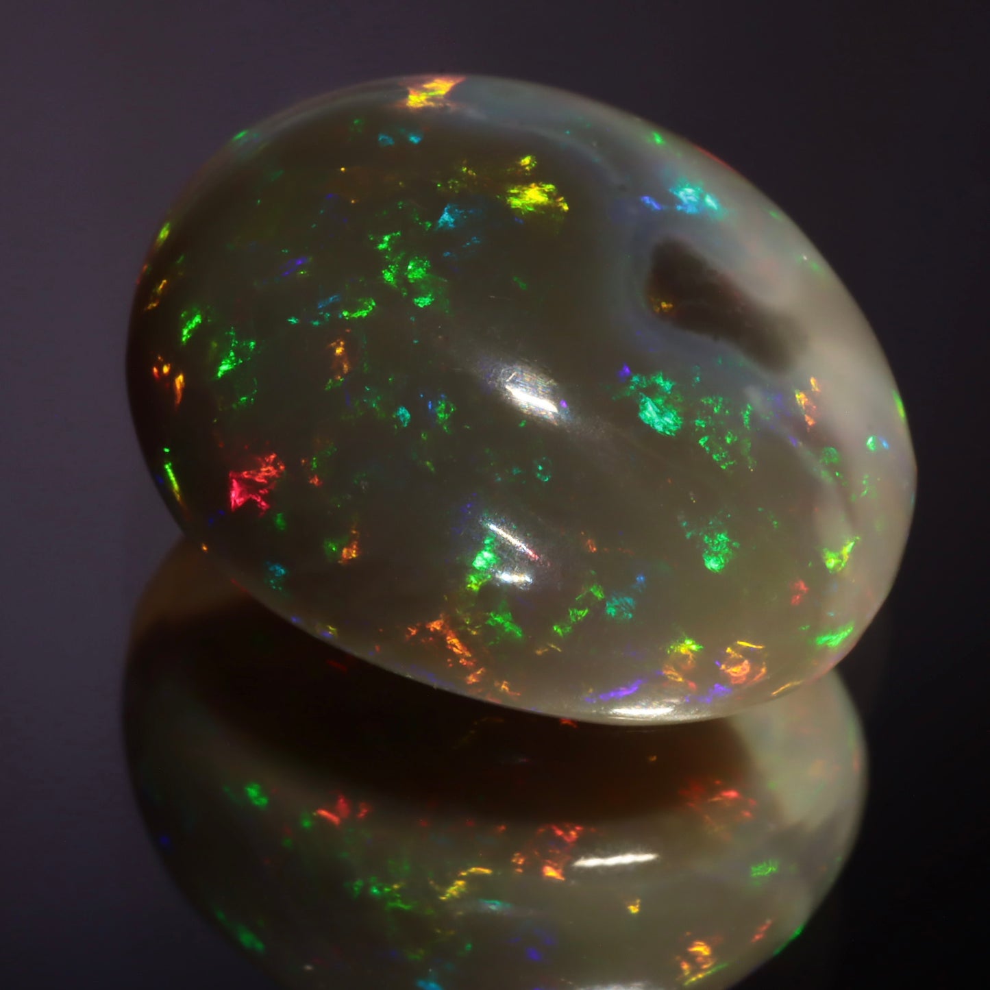 Cabochon Black Opal 7.4ct