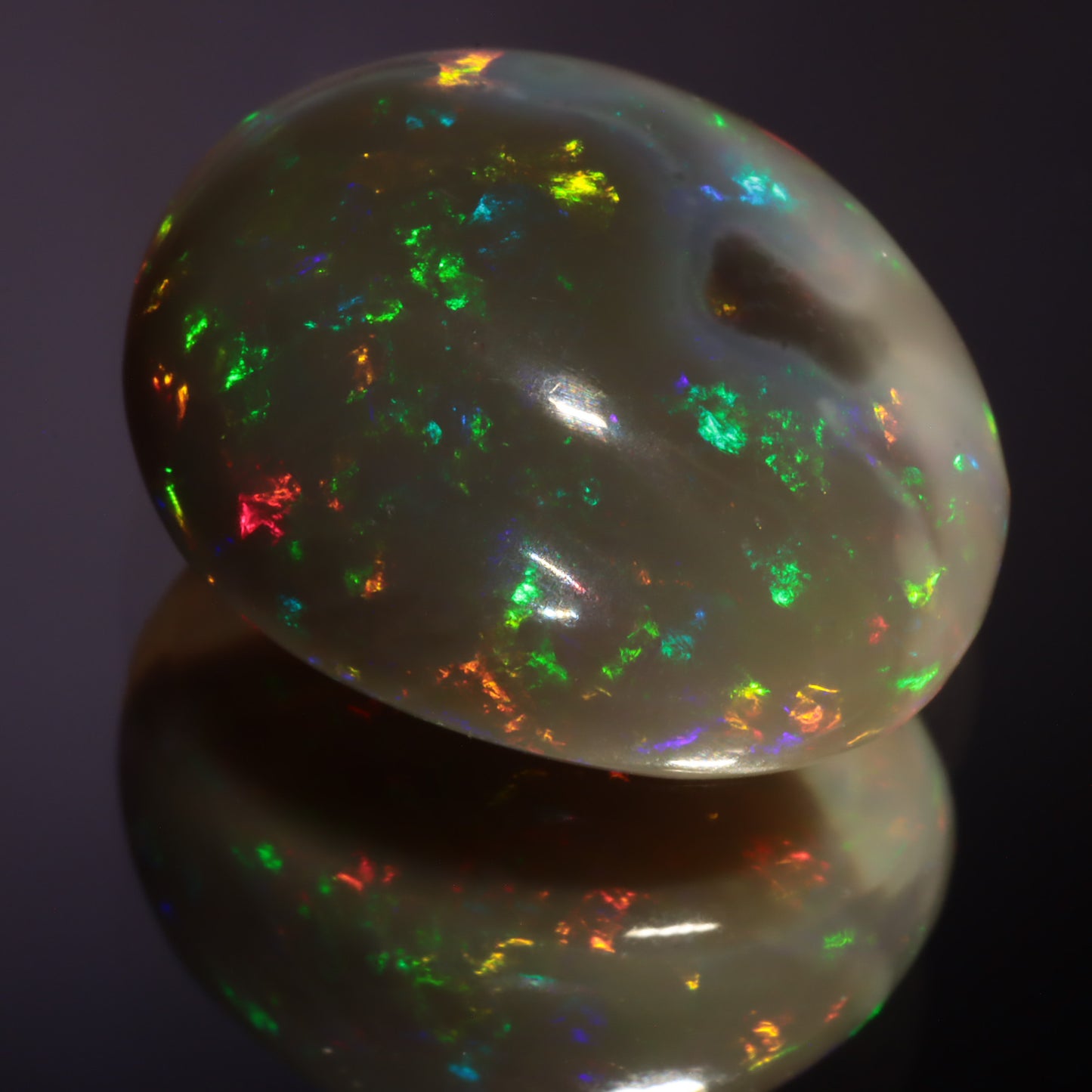 Cabochon Black Opal 7.4ct