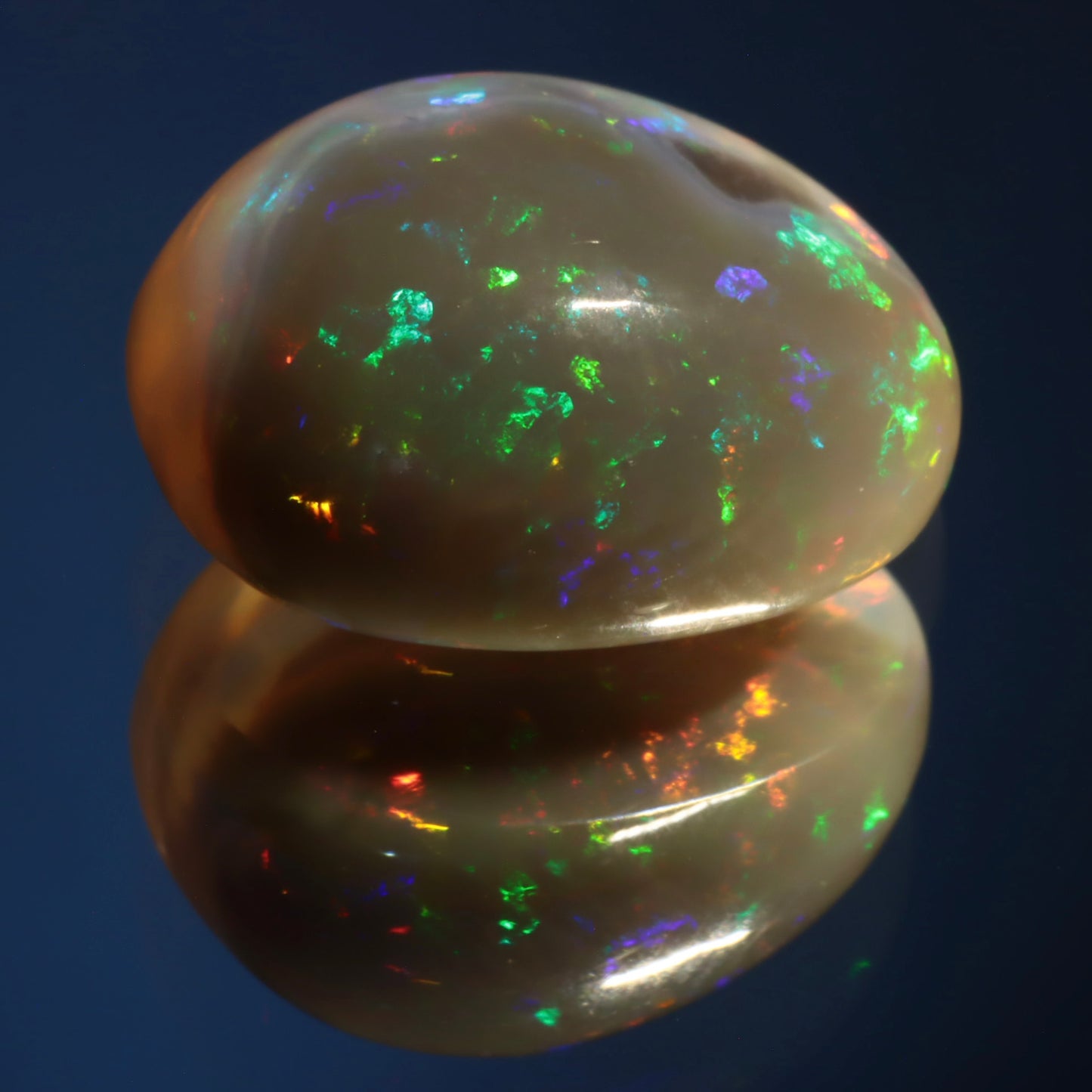 Cabochon Black Opal 7.4ct