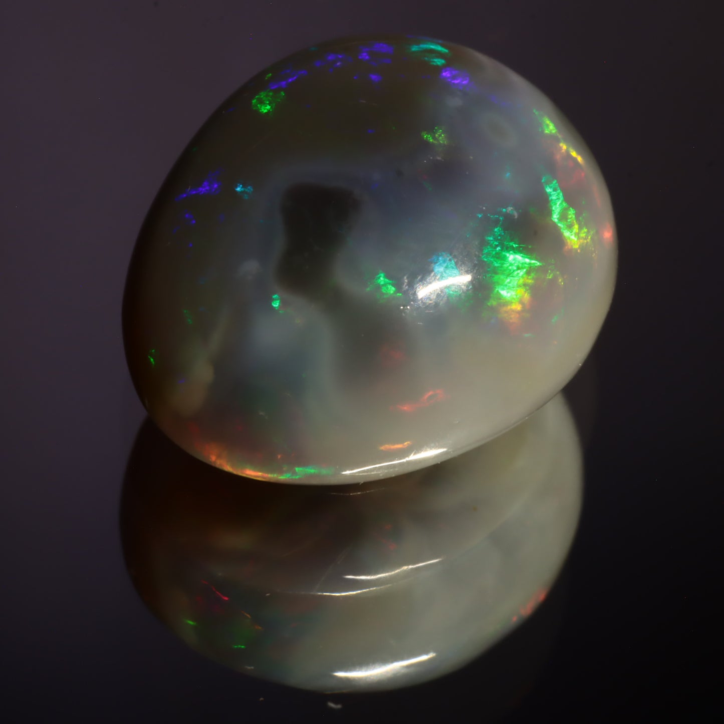Cabochon Black Opal 7.4ct