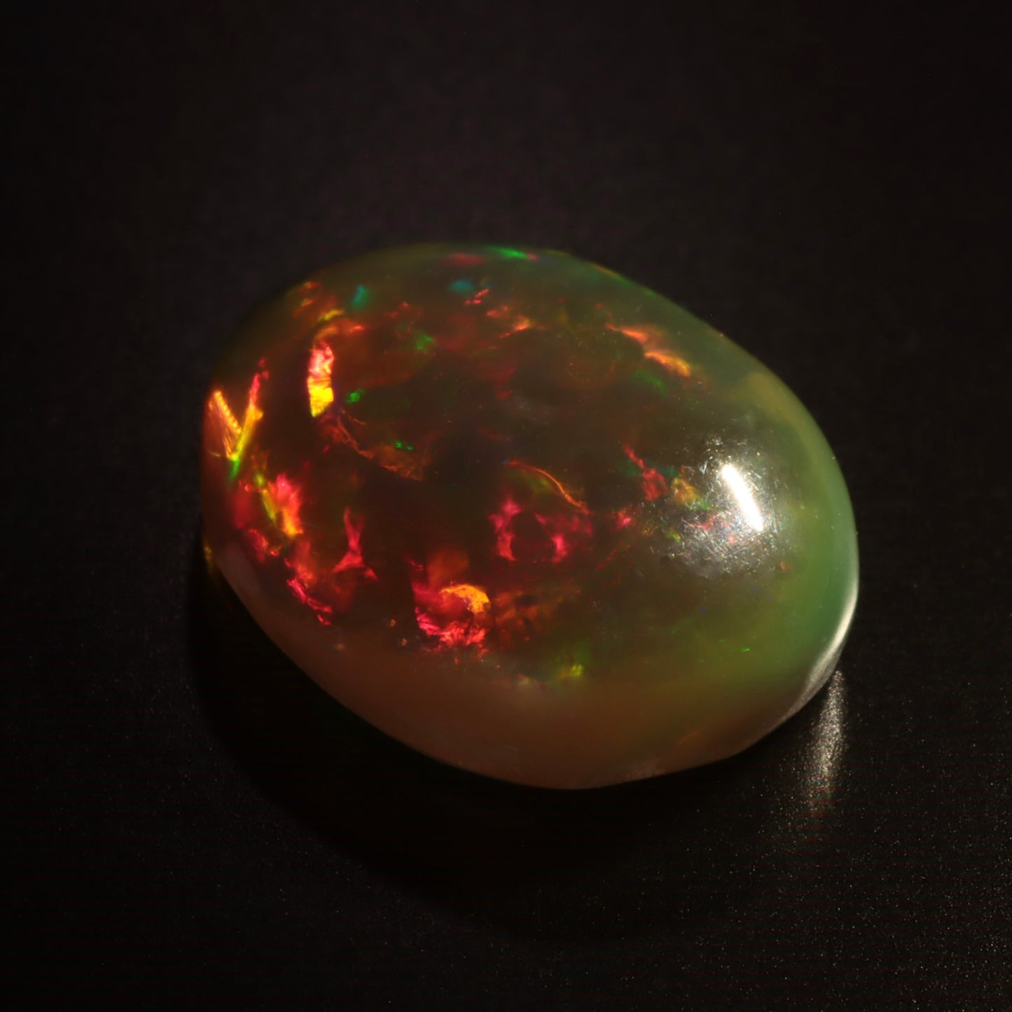 Cabochon Black Opal 3.07ct