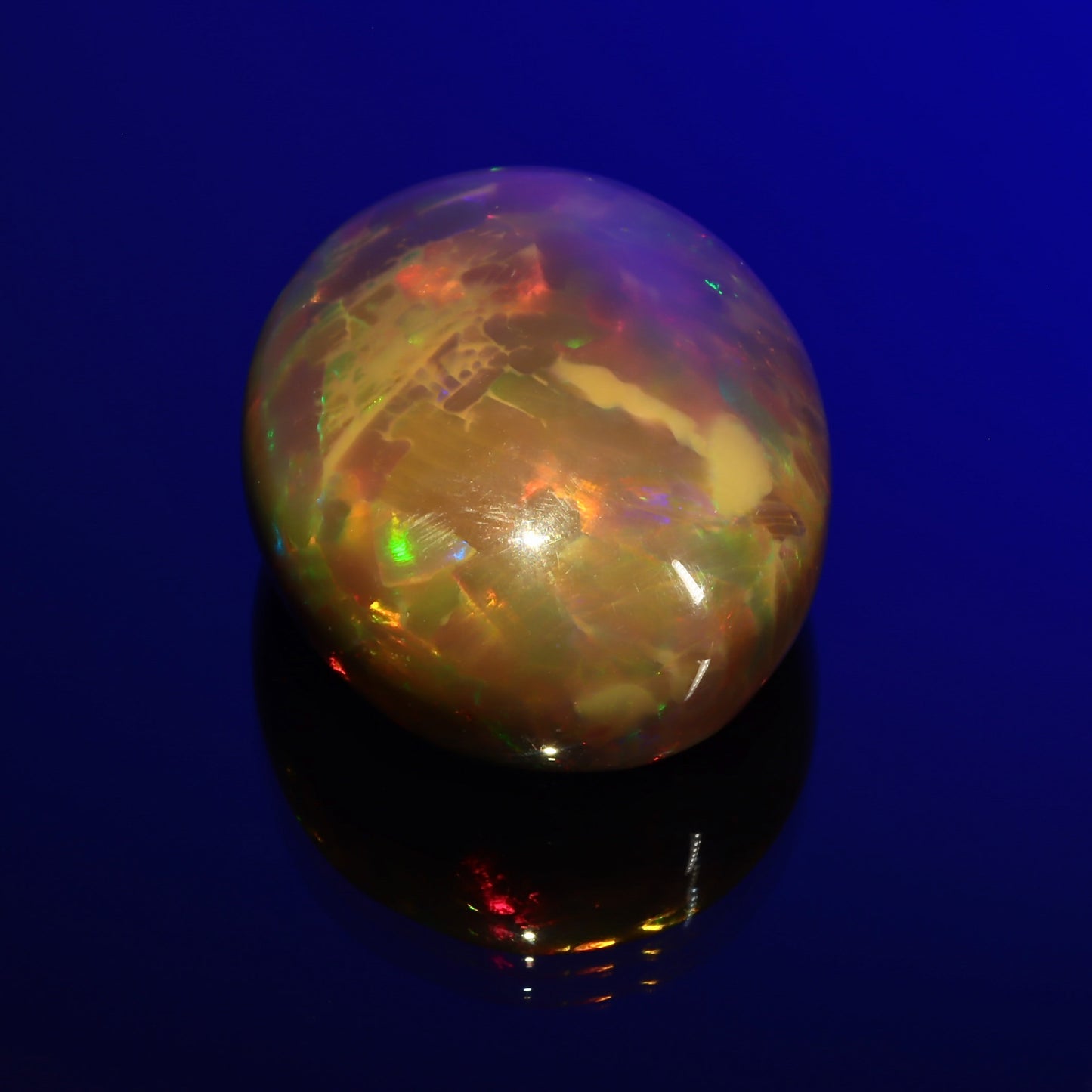 Cabochon Orange Opal 51.21ct