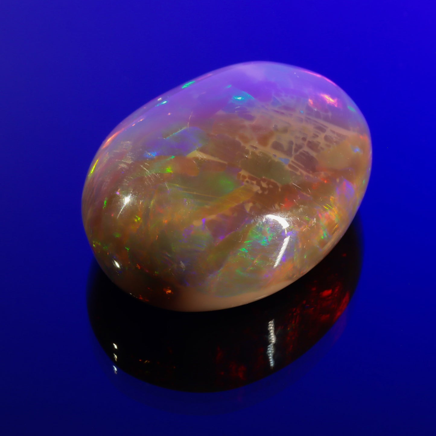 Cabochon Orange Opal 51.21ct