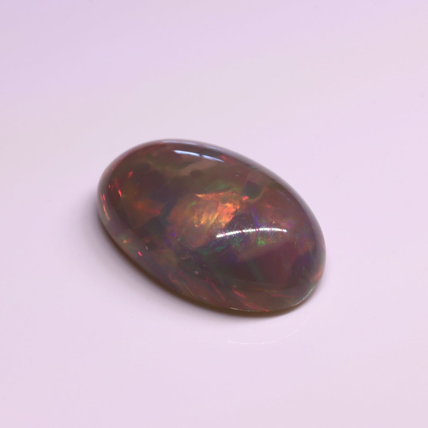 Cabochon Orange Opal 18.04ct