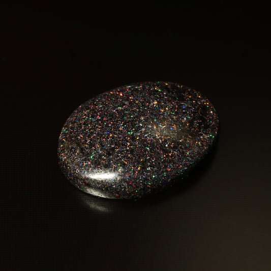 Oval Black Matrix Opal 6.48ct