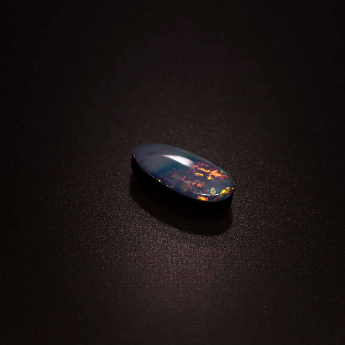 Oval Black Triplet Opal 0.44ct