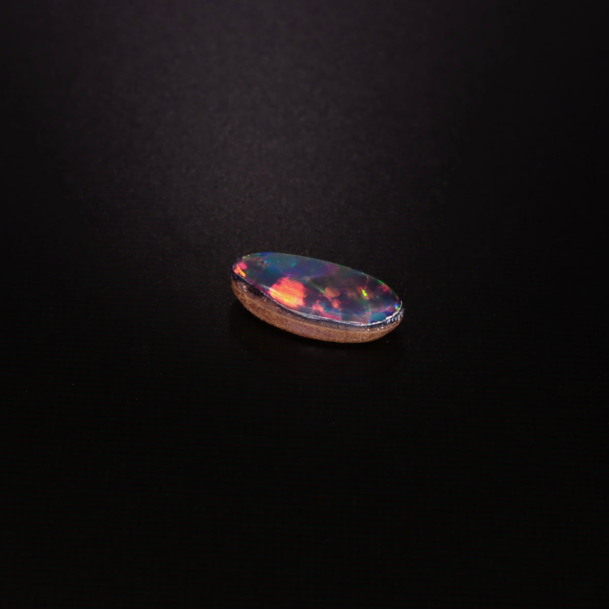 Oval Black Triplet Opal 0.25ct