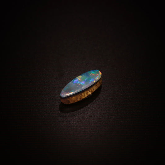 Oval Black Triplet Opal 0.2ct
