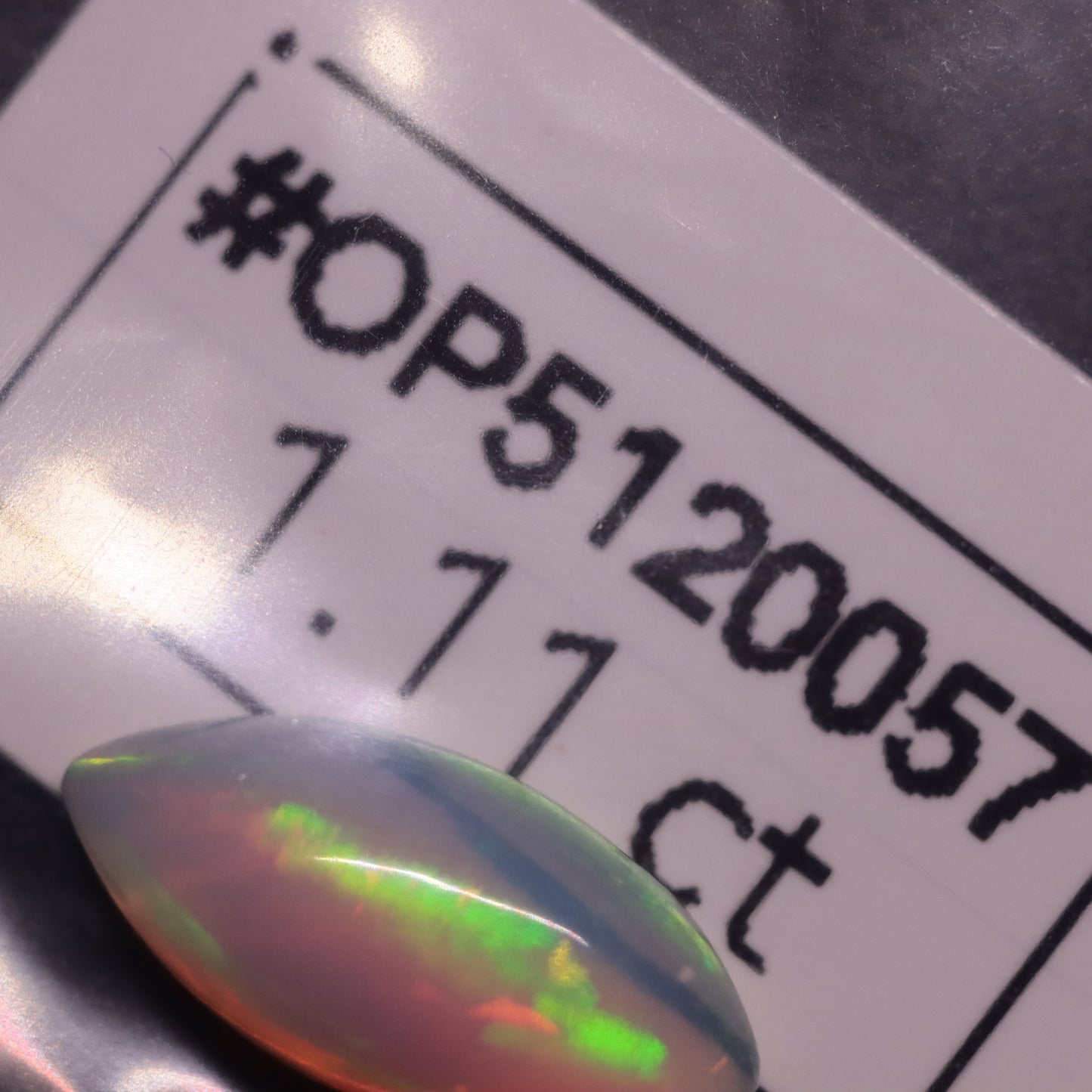 Cabochon White Opal 1.25ct
