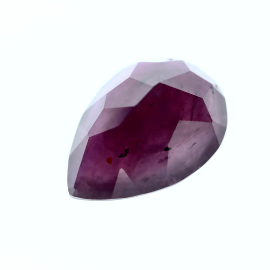 Pear Pinkish Red Ruby 8.76ct