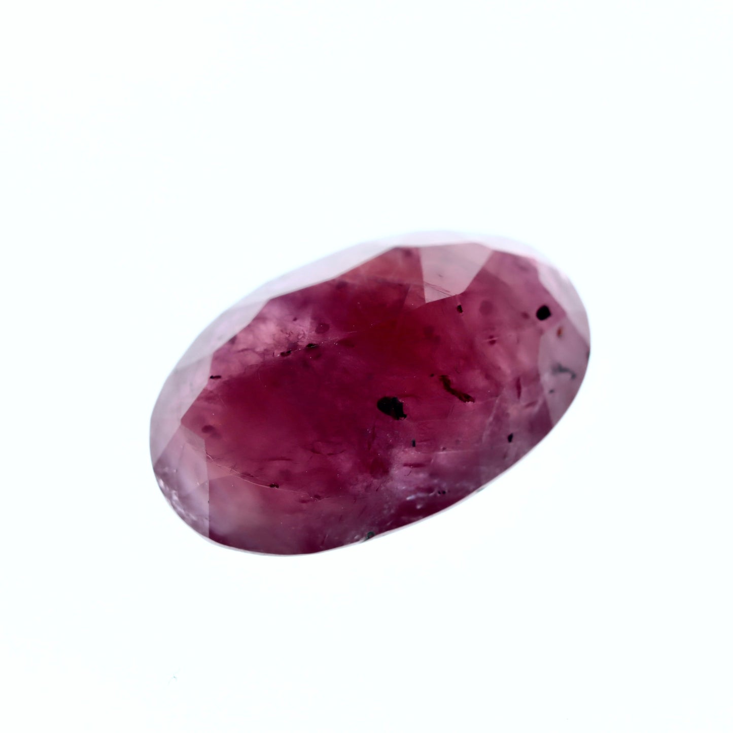 Oval Pinkish Red Ruby 5.2ct