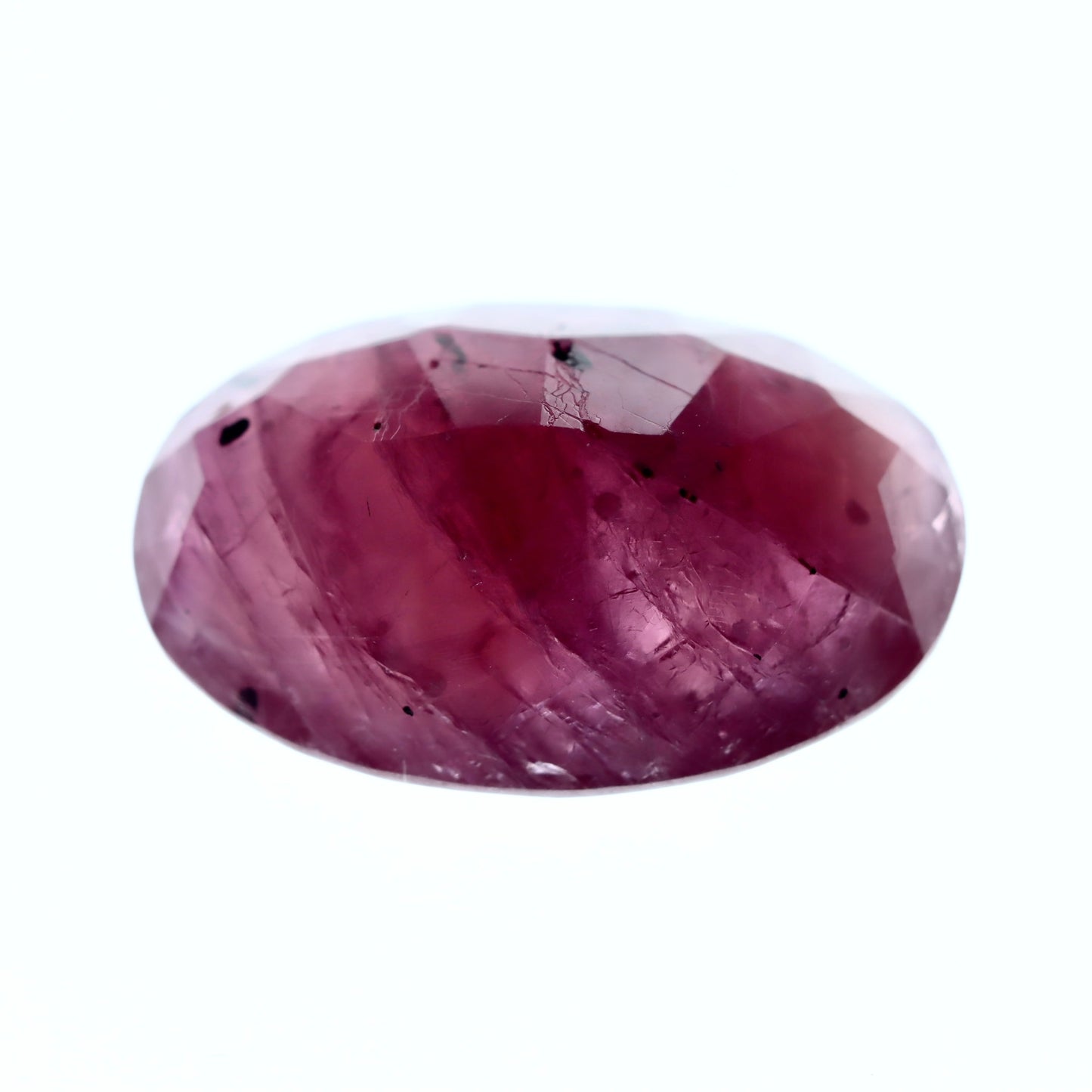 Oval Pinkish Red Ruby 5.2ct