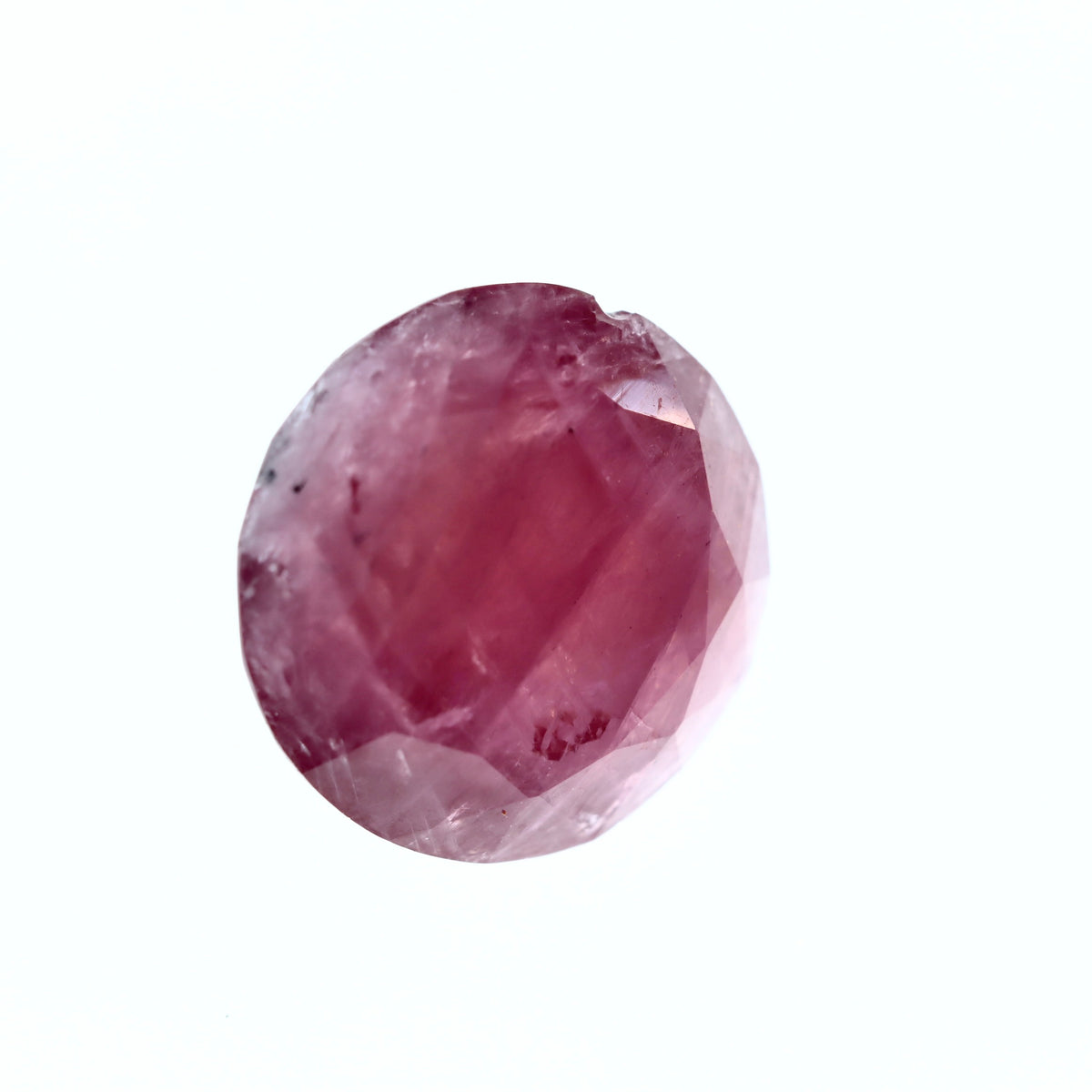 Round Pinkish Red Ruby 4.2ct