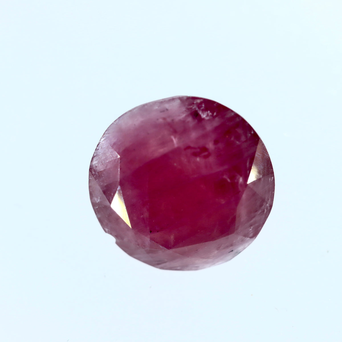 Round Pinkish Red Ruby 4.2ct