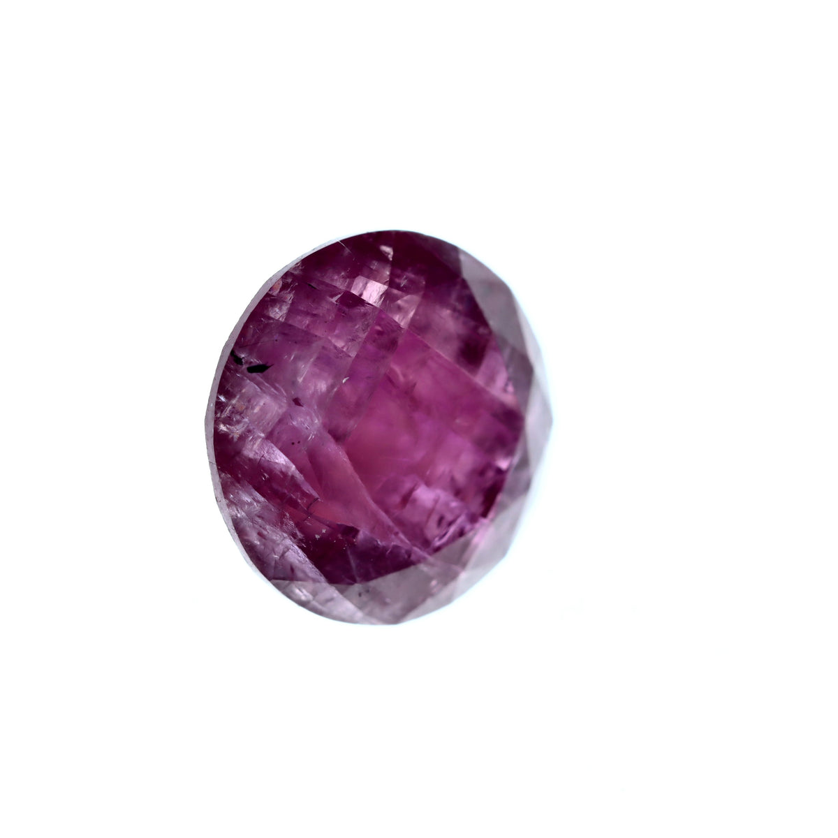 Round Pinkish Red Ruby 3.61ct