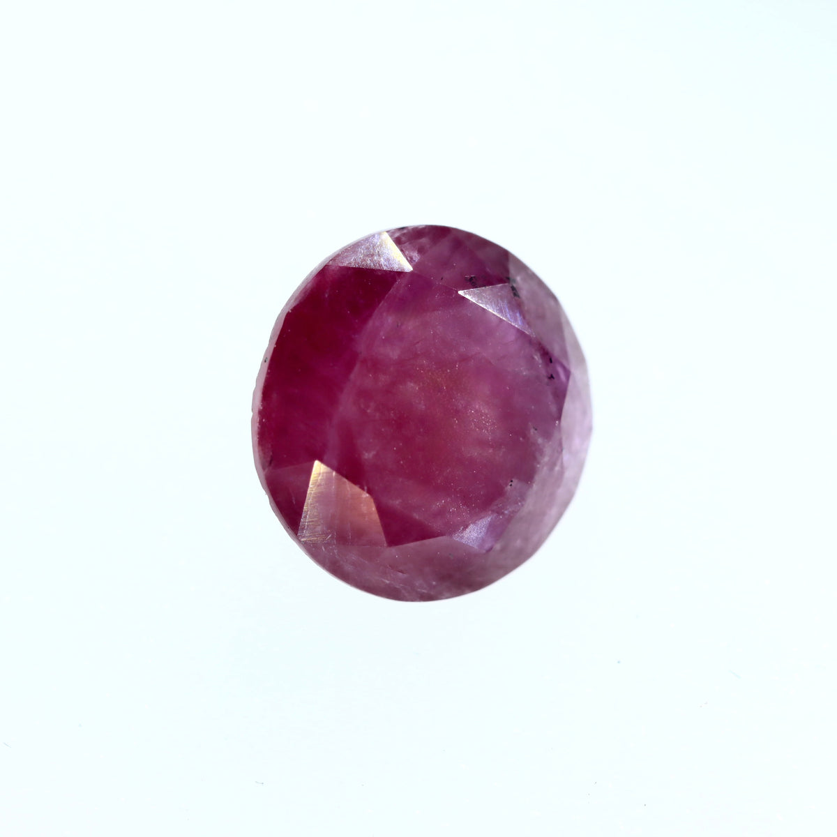 Round Pinkish Red Ruby 3.22ct