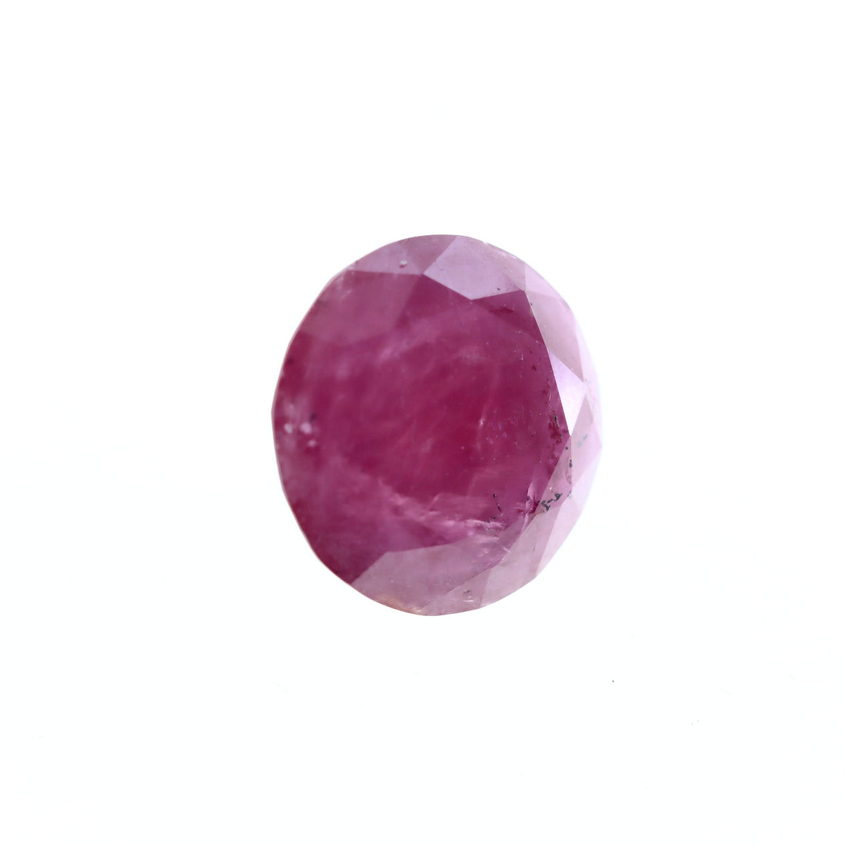 Round Pinkish Red Ruby 3.36ct