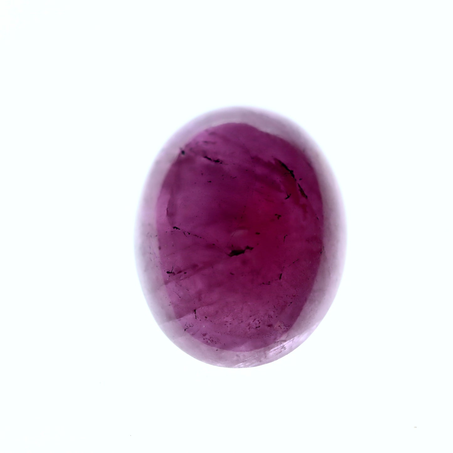 Cabochon Pinkish Red Ruby 5.07ct
