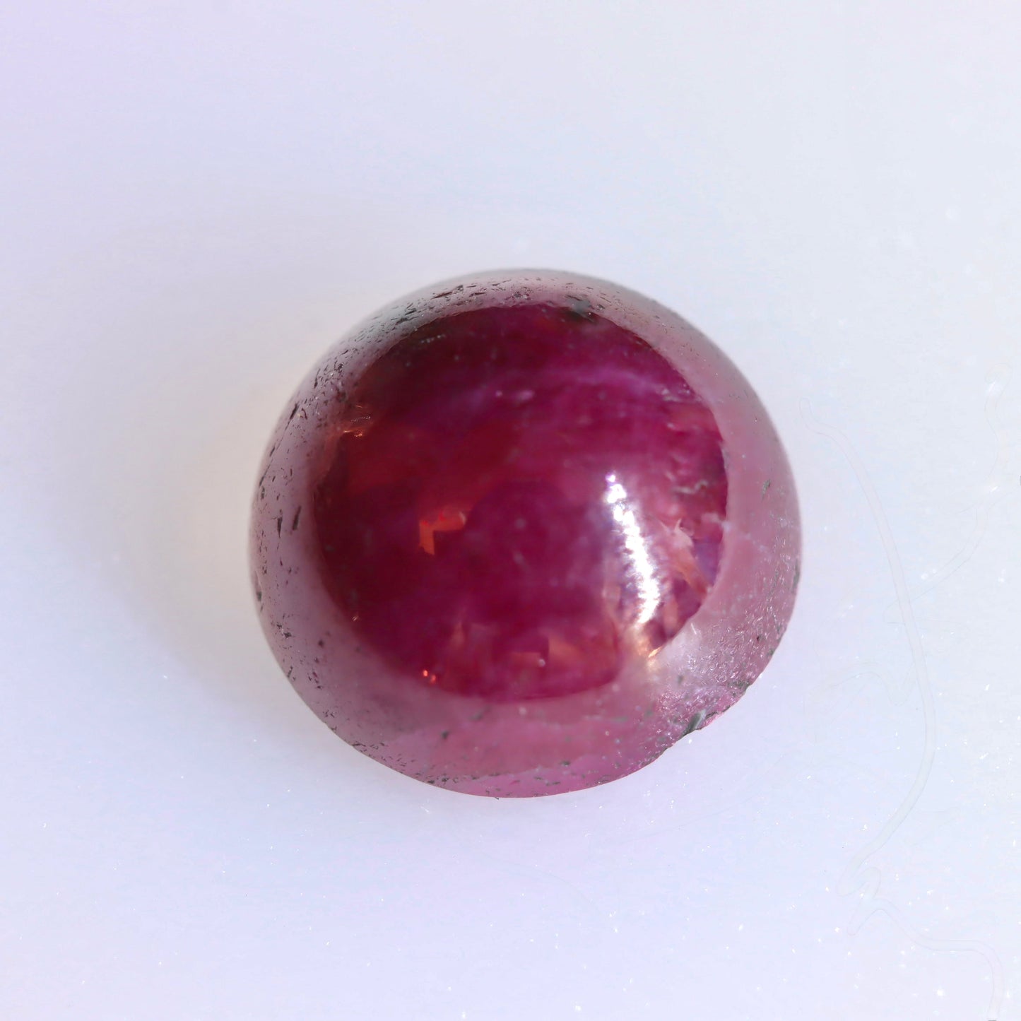 Cabochon Pinkish Red Ruby 7.41ct