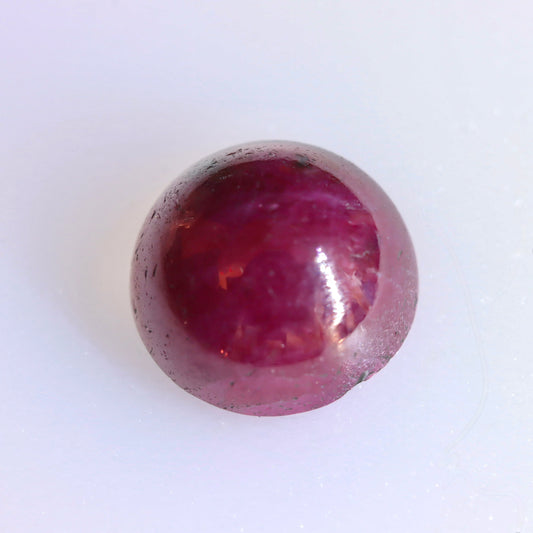 Cabochon Pinkish Red Ruby 7.41ct