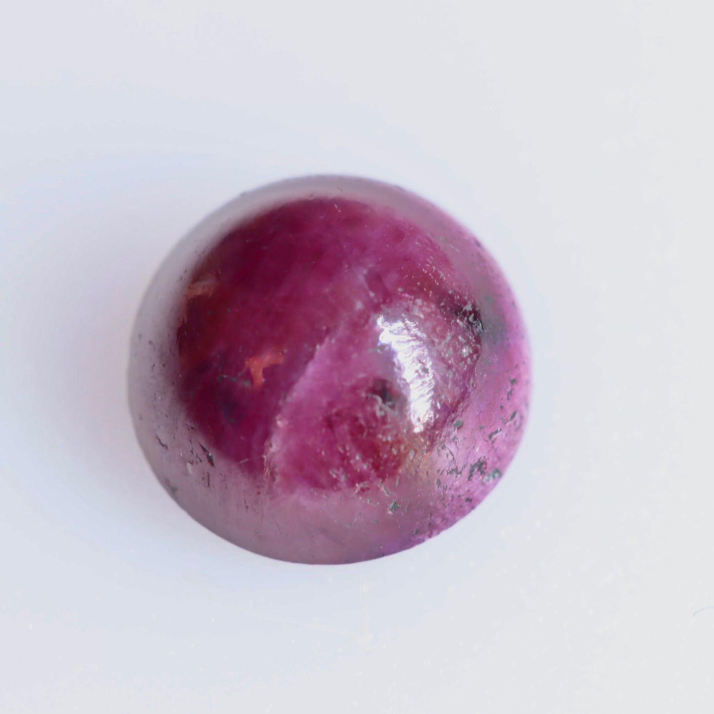 Cabochon Pinkish Red Ruby 7.41ct