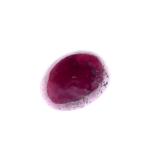 Cabochon Pinkish Red Ruby 3.74ct