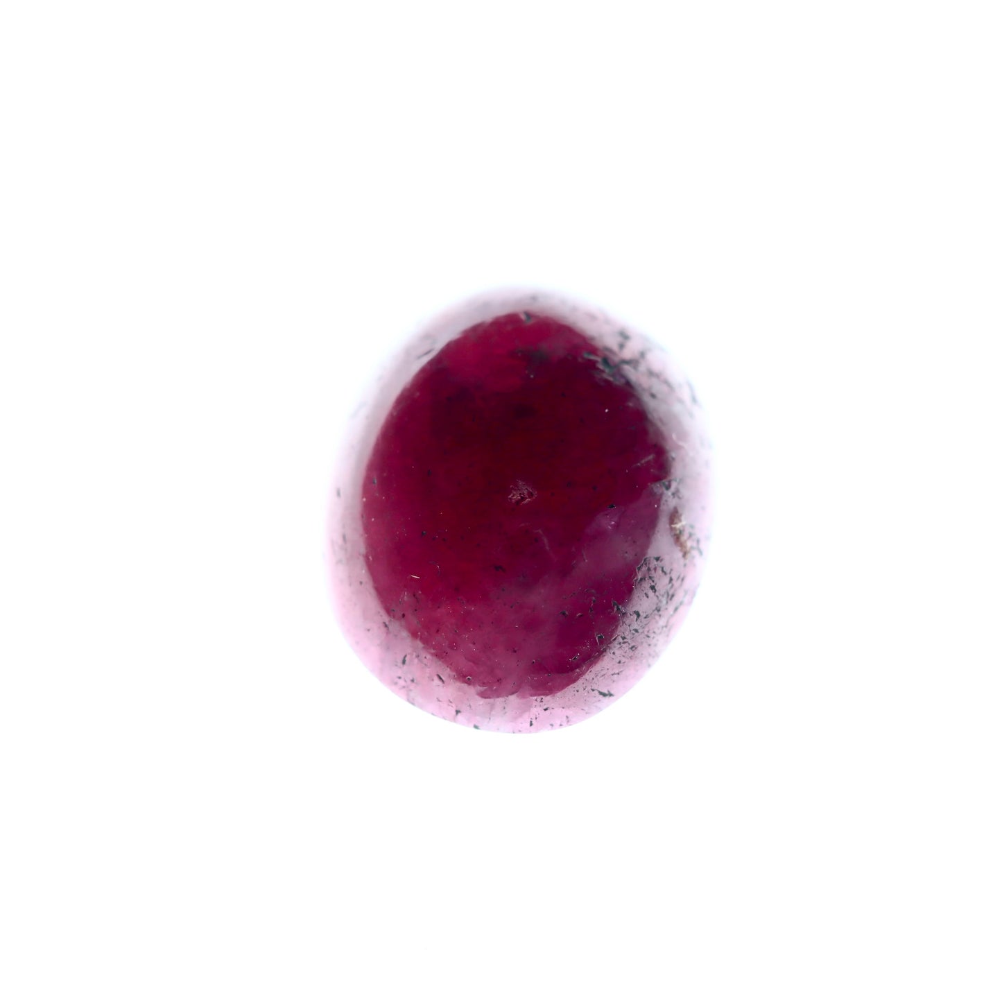 Cabochon Pinkish Red Ruby 3.74ct