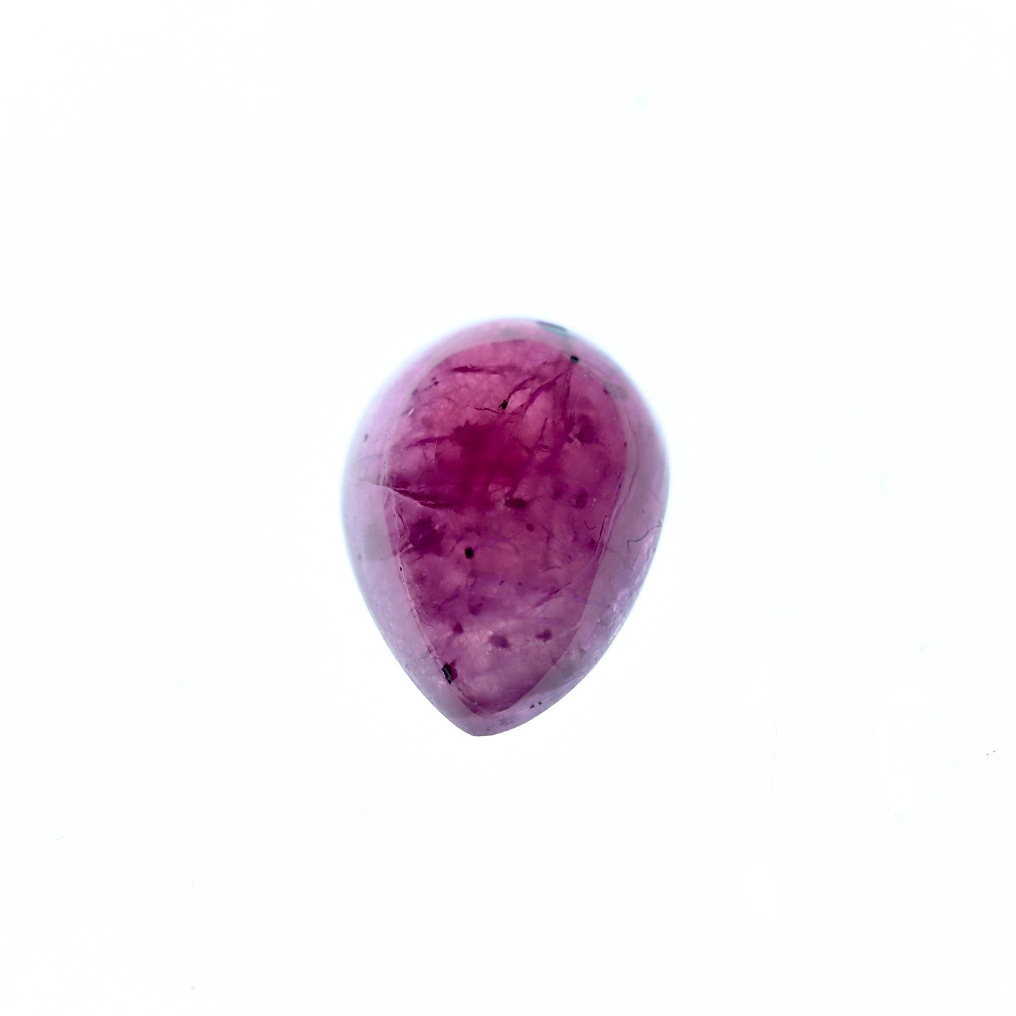Pear Pinkish Red Ruby 2.45ct